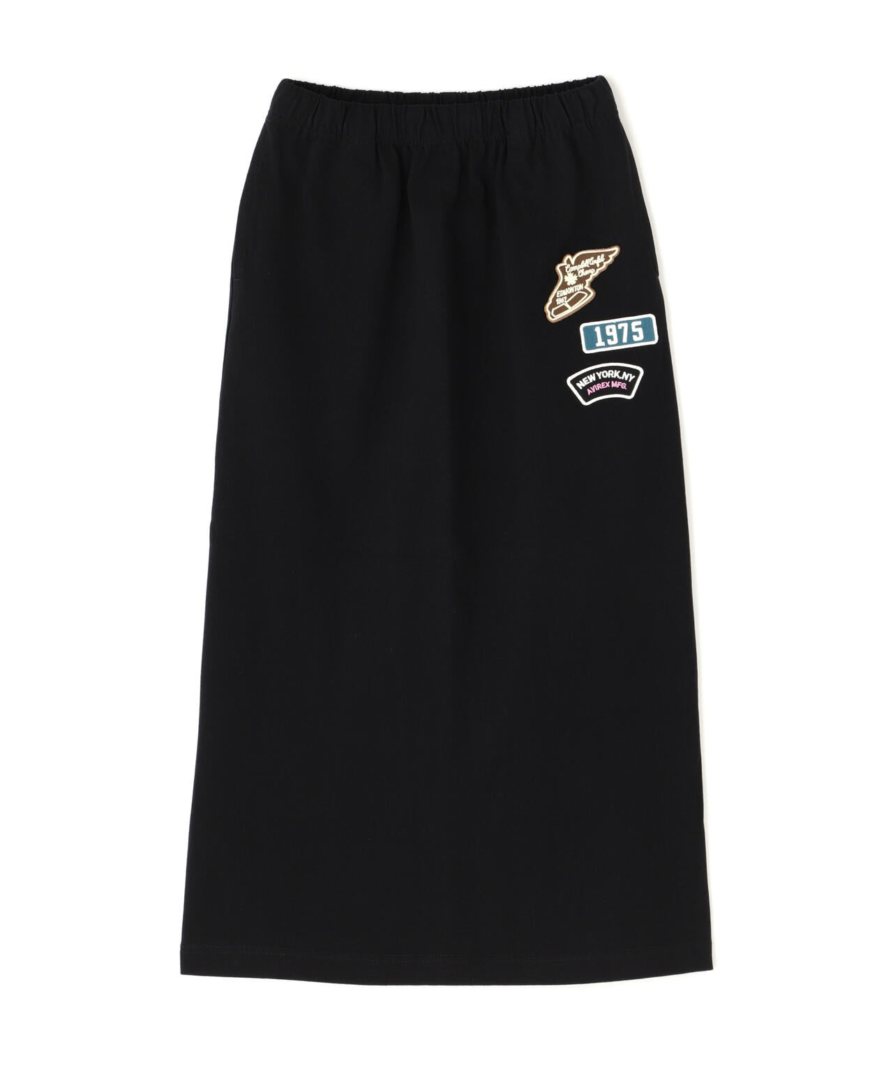 《WEB&DEPOT限定》JERSEY SKIRT PATCHED/ジャージ スカート パッチ