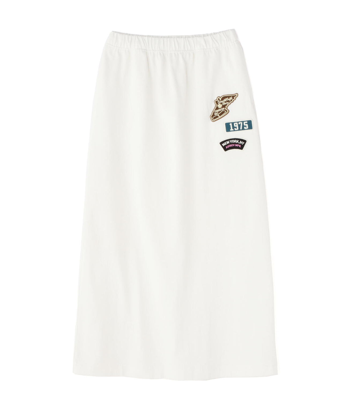 《WEB&DEPOT限定》JERSEY SKIRT PATCHED/ジャージ スカート パッチ