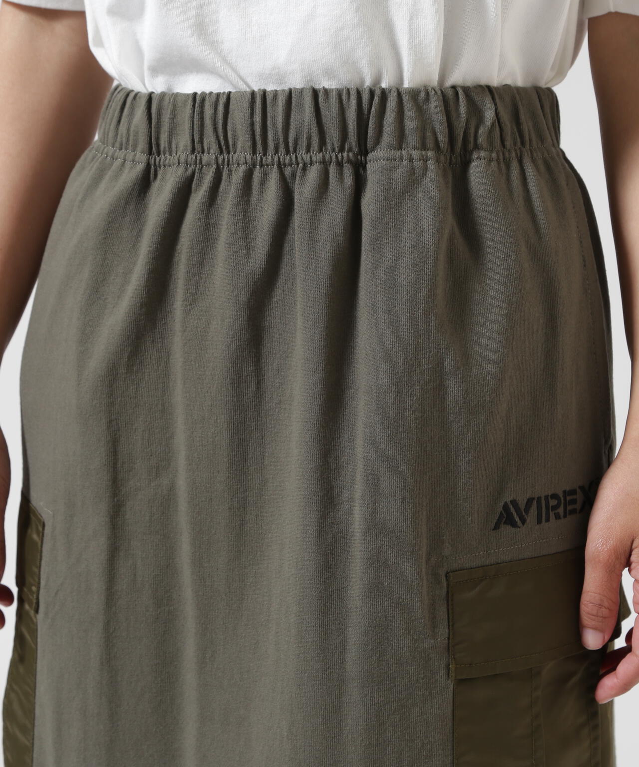 《WEB&DEPOT限定》JERSEY CARGO SKIRT/ジャージ カーゴスカート
