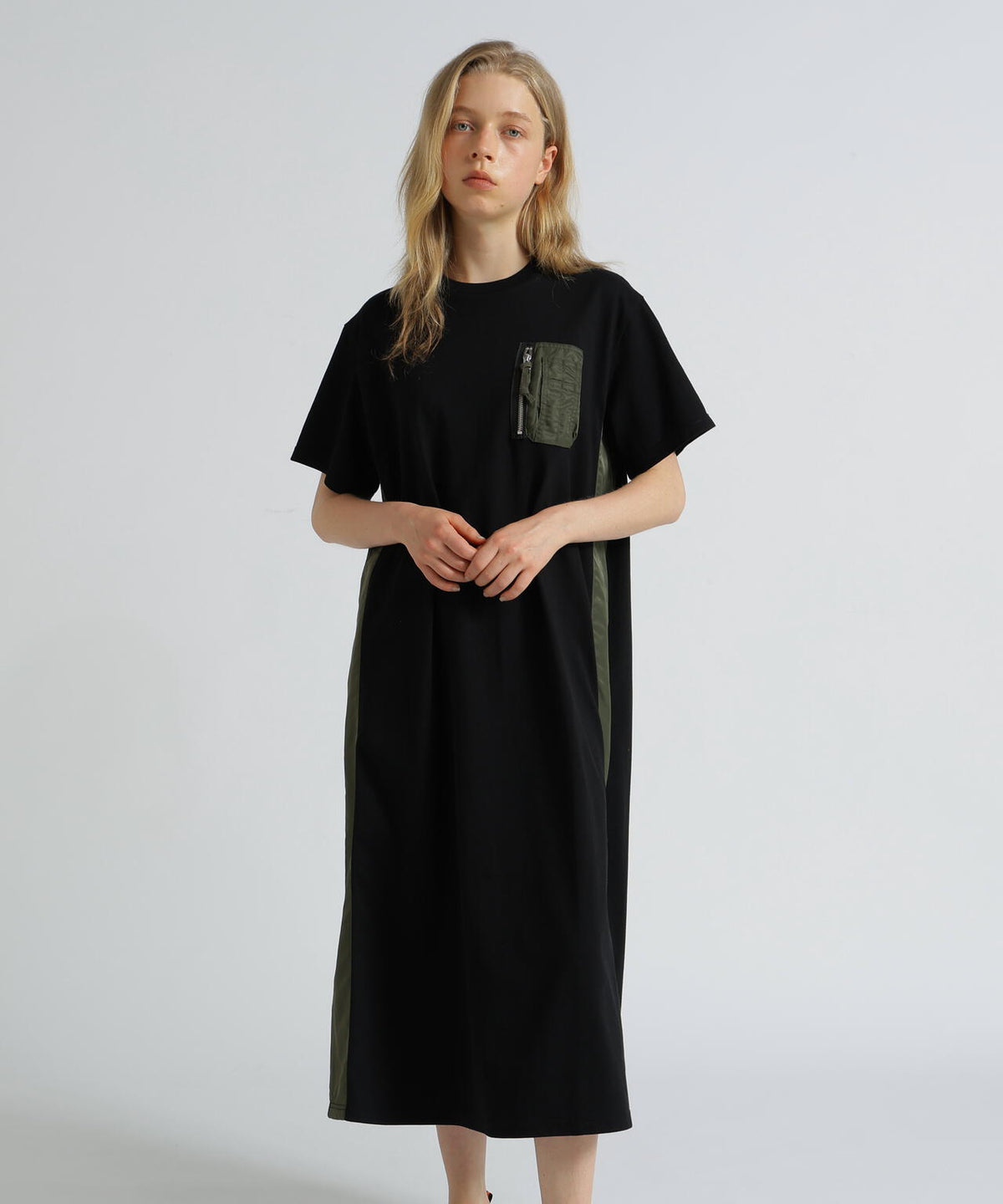 《WEB&DEPOT限定》MA-1 POCKET ONEPIECE/MA-1ポケット ワンピース