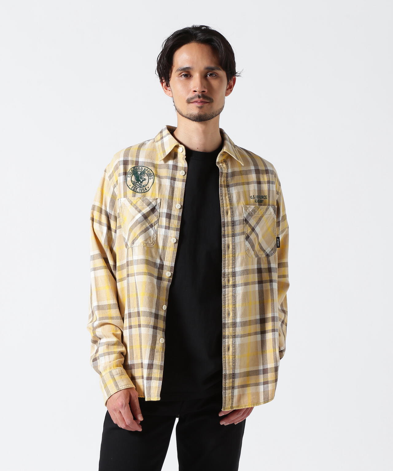FADE CHECK SHIRT "USAFA" / フェイド チェックシャツ / AVIREX / アヴィレックス