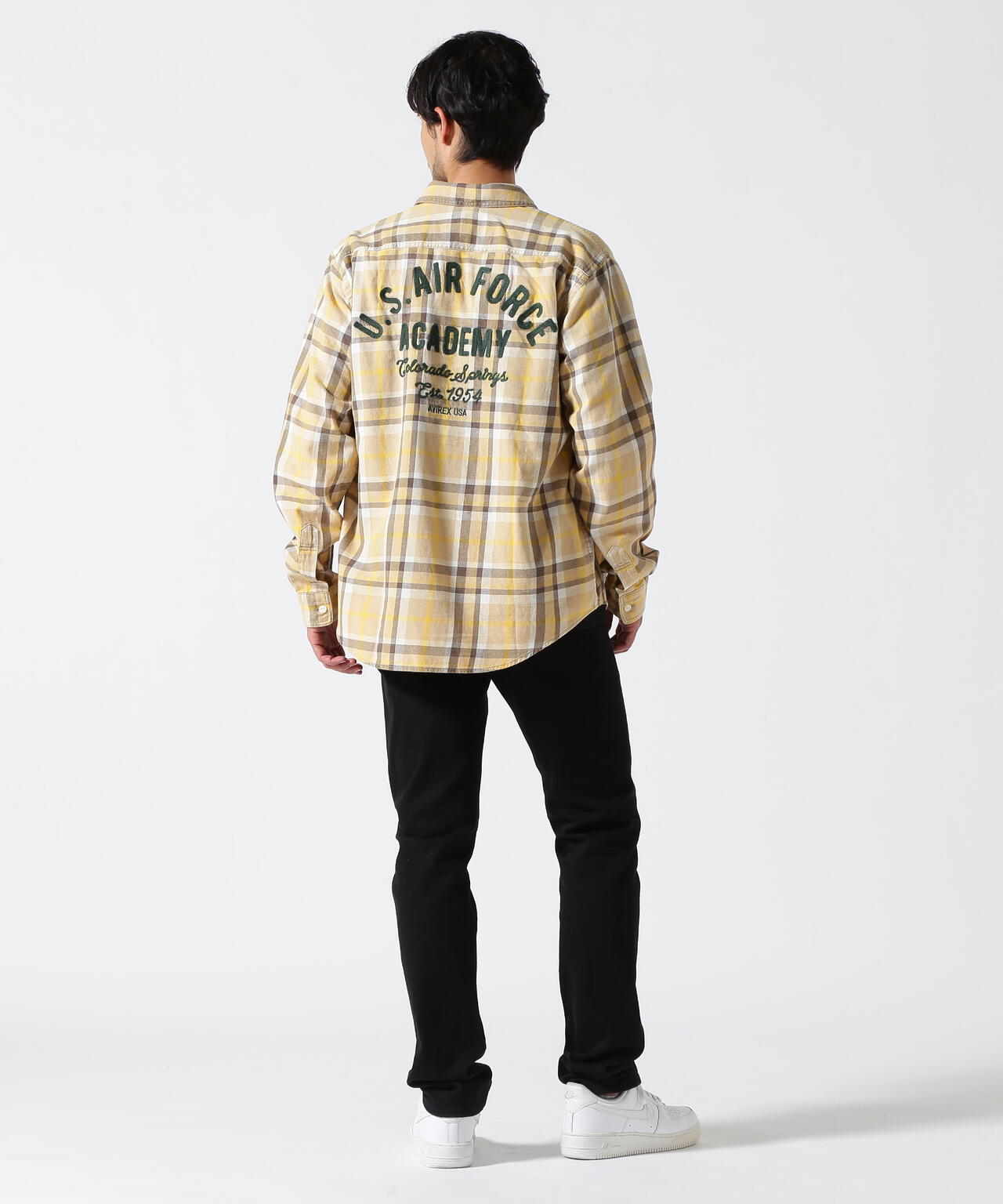 FADE CHECK SHIRT "USAFA" / フェイド チェックシャツ / AVIREX / アヴィレックス