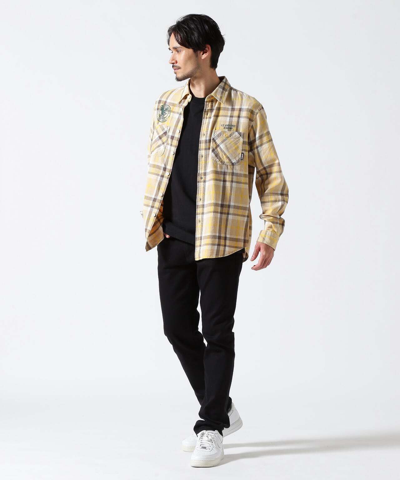 FADE CHECK SHIRT "USAFA" / フェイド チェックシャツ / AVIREX / アヴィレックス