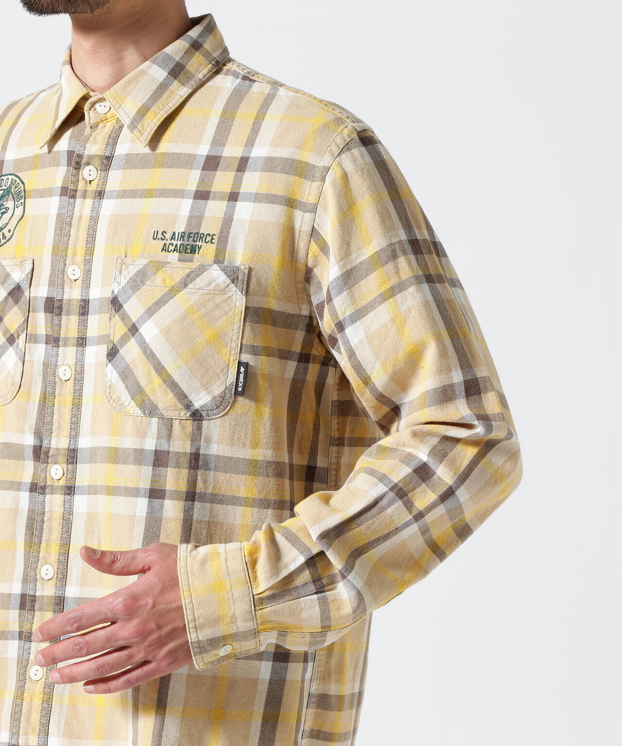 FADE CHECK SHIRT "USAFA" / フェイド チェックシャツ / AVIREX / アヴィレックス