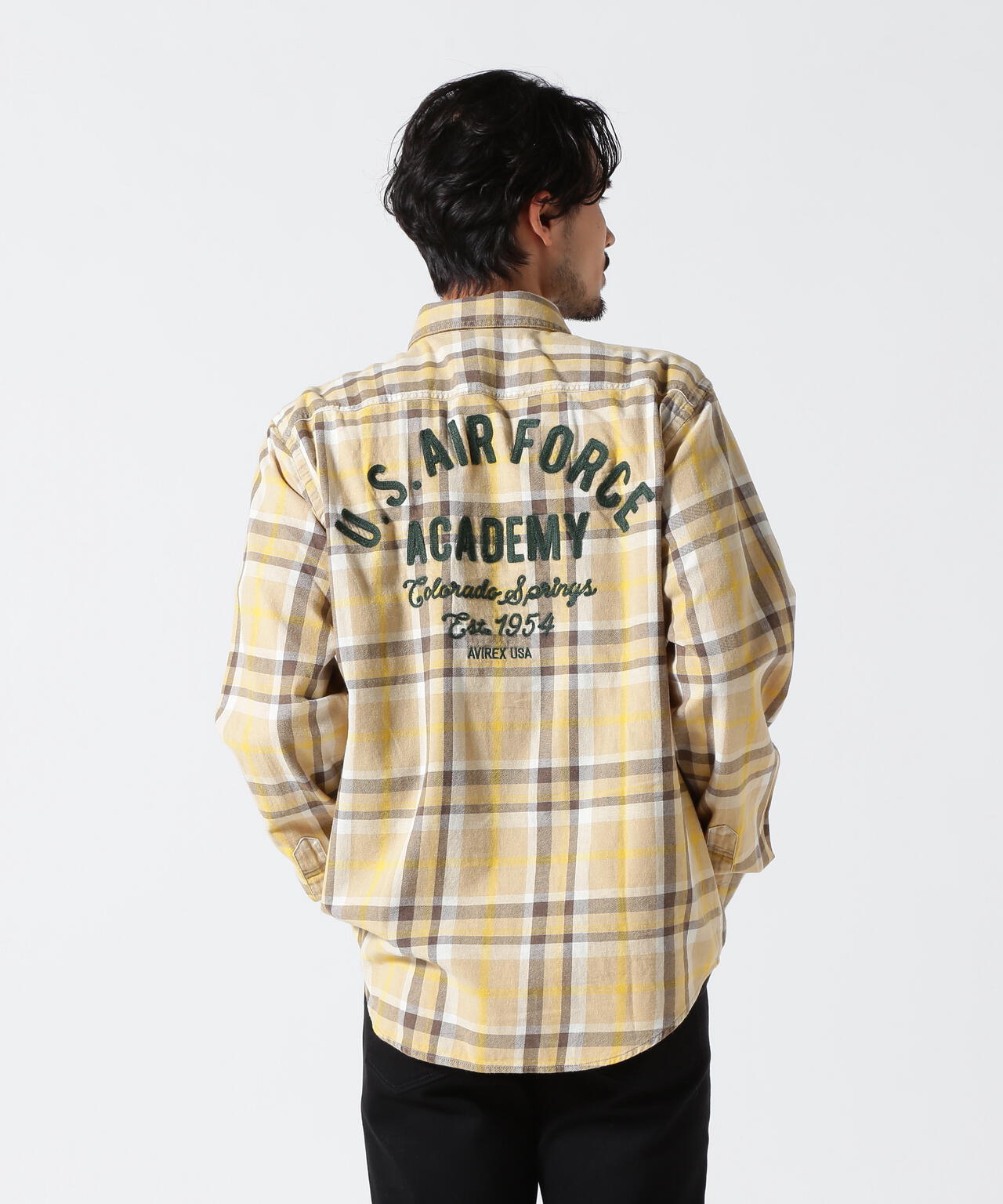 FADE CHECK SHIRT "USAFA" / フェイド チェックシャツ / AVIREX / アヴィレックス