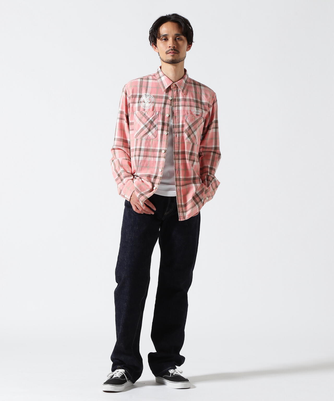FADE CHECK SHIRT "USAFA" / フェイド チェックシャツ / AVIREX / アヴィレックス