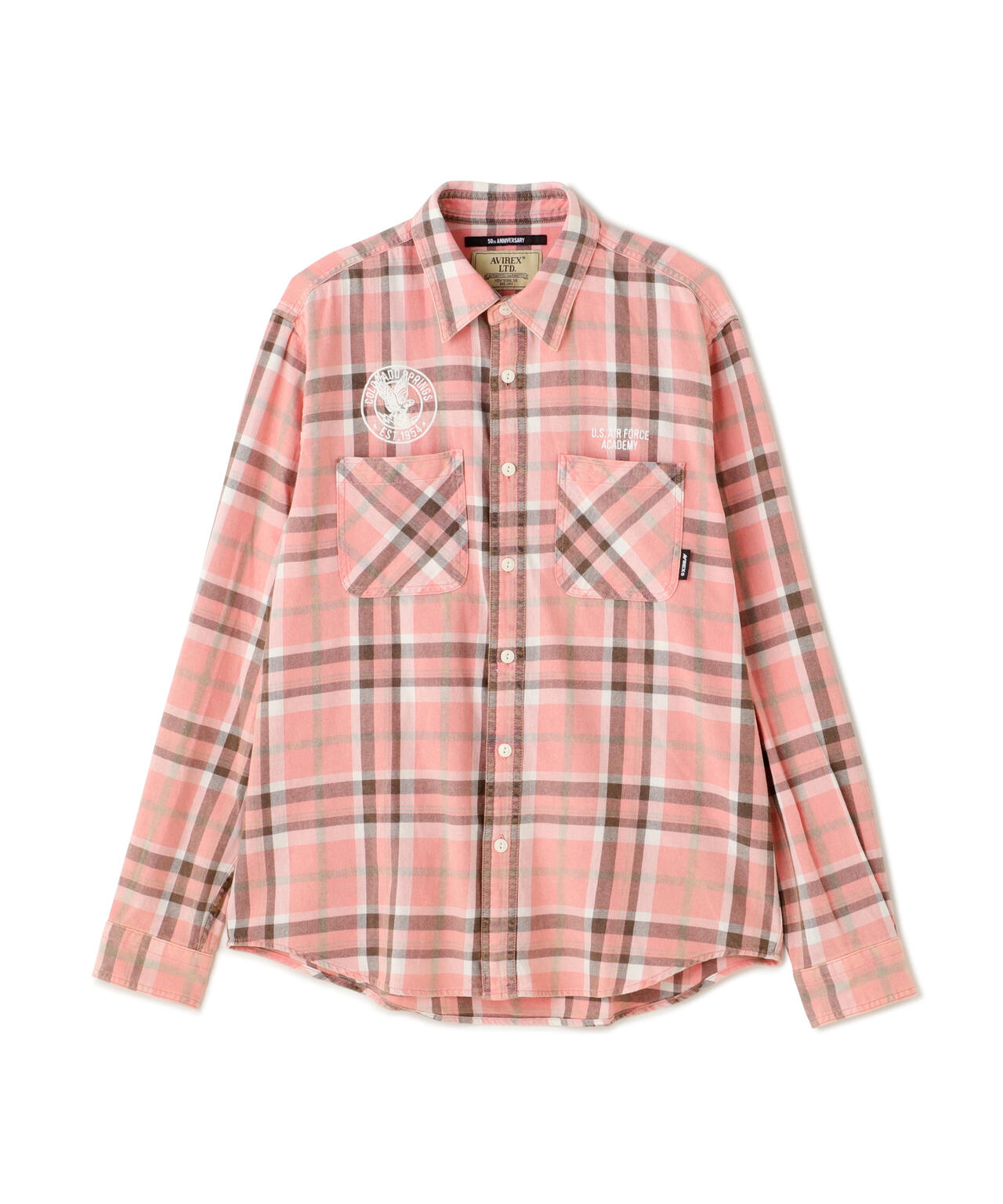 FADE CHECK SHIRT "USAFA" / フェイド チェックシャツ / AVIREX / アヴィレックス