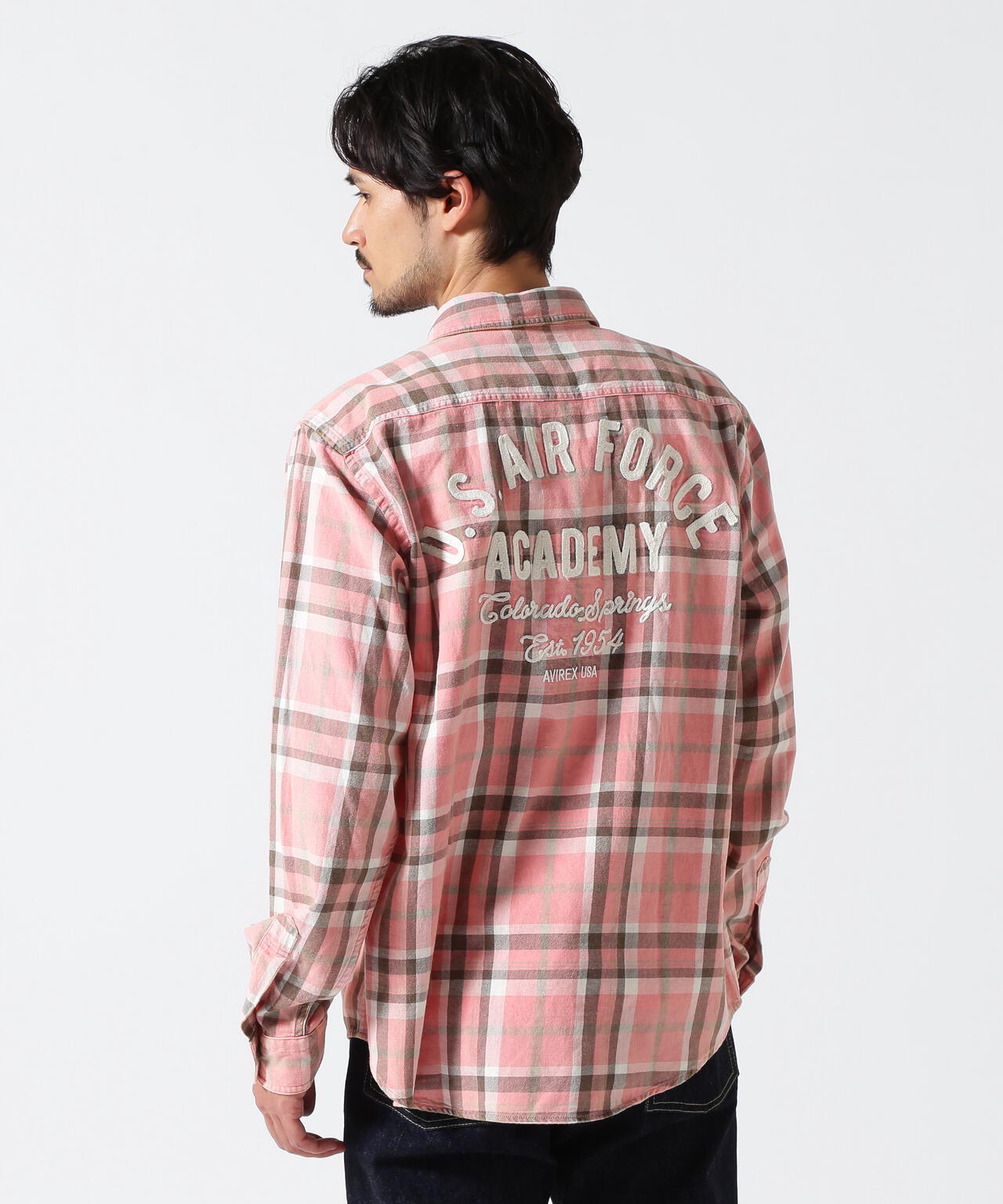 FADE CHECK SHIRT "USAFA" / フェイド チェックシャツ / AVIREX / アヴィレックス