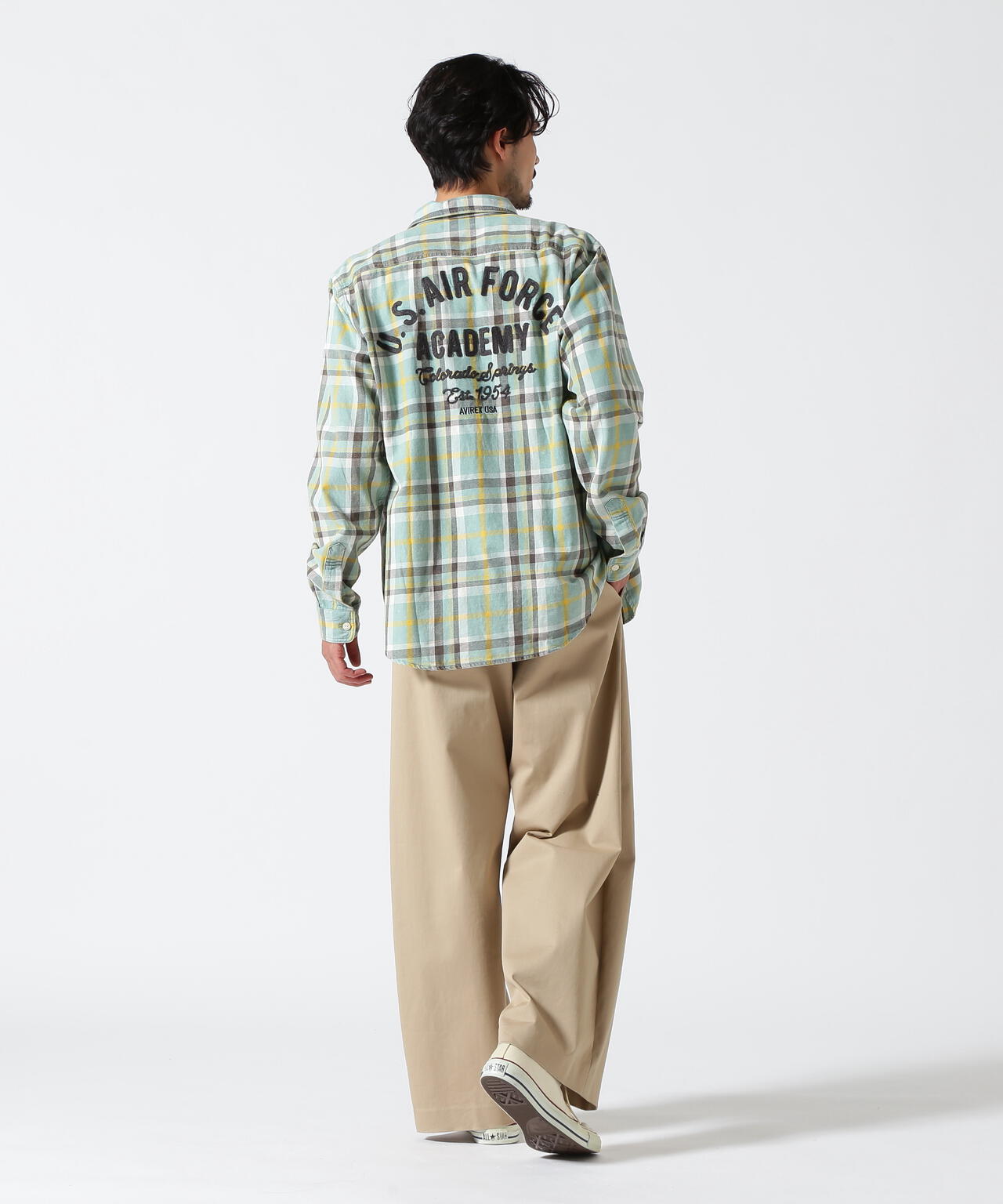 FADE CHECK SHIRT "USAFA" / フェイド チェックシャツ / AVIREX / アヴィレックス