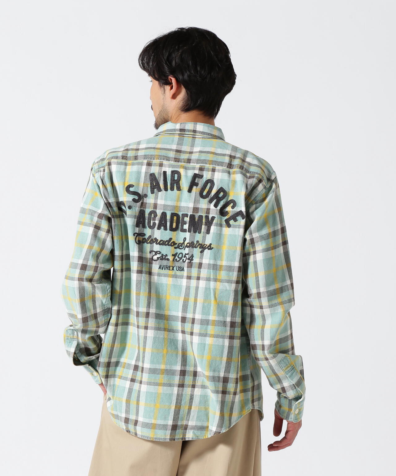 FADE CHECK SHIRT "USAFA" / フェイド チェックシャツ / AVIREX / アヴィレックス