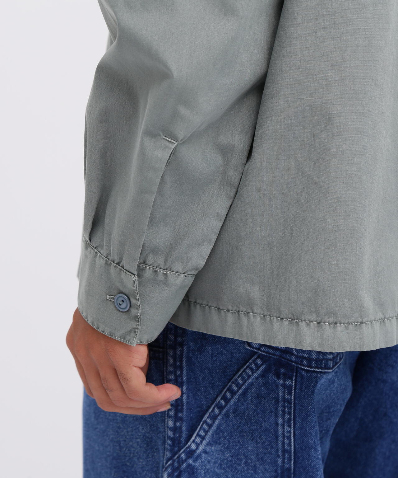 《WEB限定》FADED ONE POINT WORK SHIRT / フェイデッド ワンポイント ワークシャツ / AVIREX