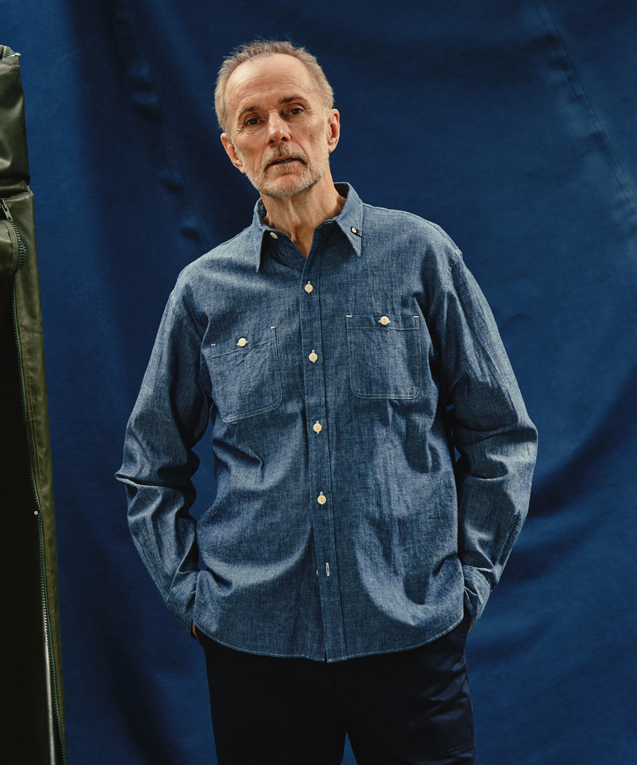 《TFQP by HANDROOM》JAPAN MADE CHAMBRAY SHIRT / ジャパンメイド シャンブレ