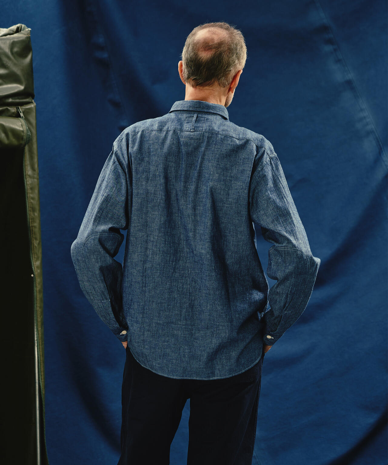 《TFQP by HANDROOM》JAPAN MADE CHAMBRAY SHIRT / ジャパンメイド シャンブレ