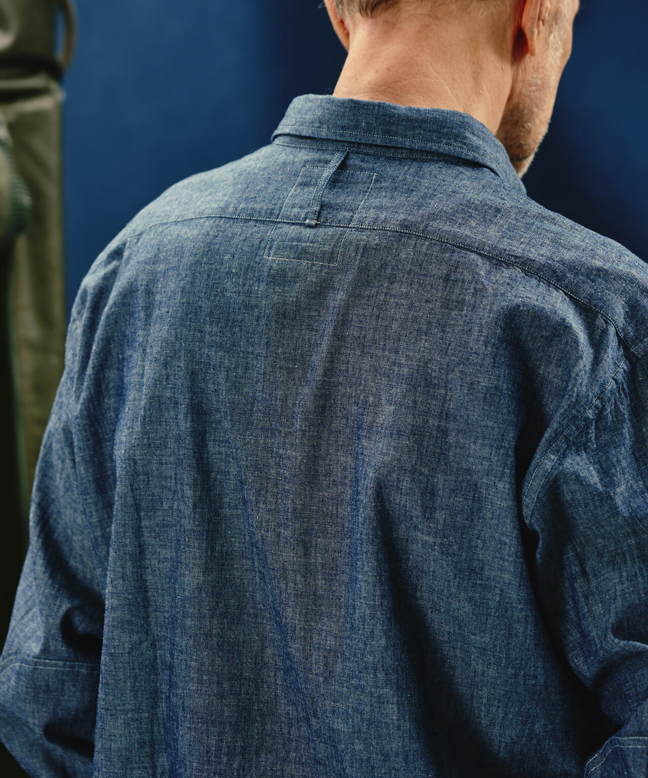 《TFQP by HANDROOM》JAPAN MADE CHAMBRAY SHIRT / ジャパンメイド シャンブレ