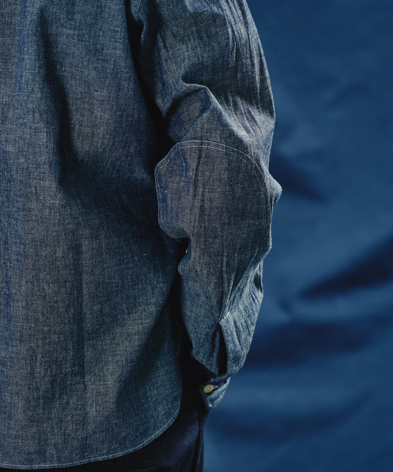 《TFQP by HANDROOM》JAPAN MADE CHAMBRAY SHIRT / ジャパンメイド シャンブレ