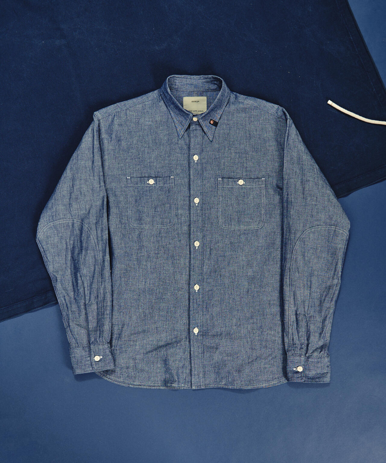 《TFQP by HANDROOM》JAPAN MADE CHAMBRAY SHIRT / ジャパンメイド シャンブレ