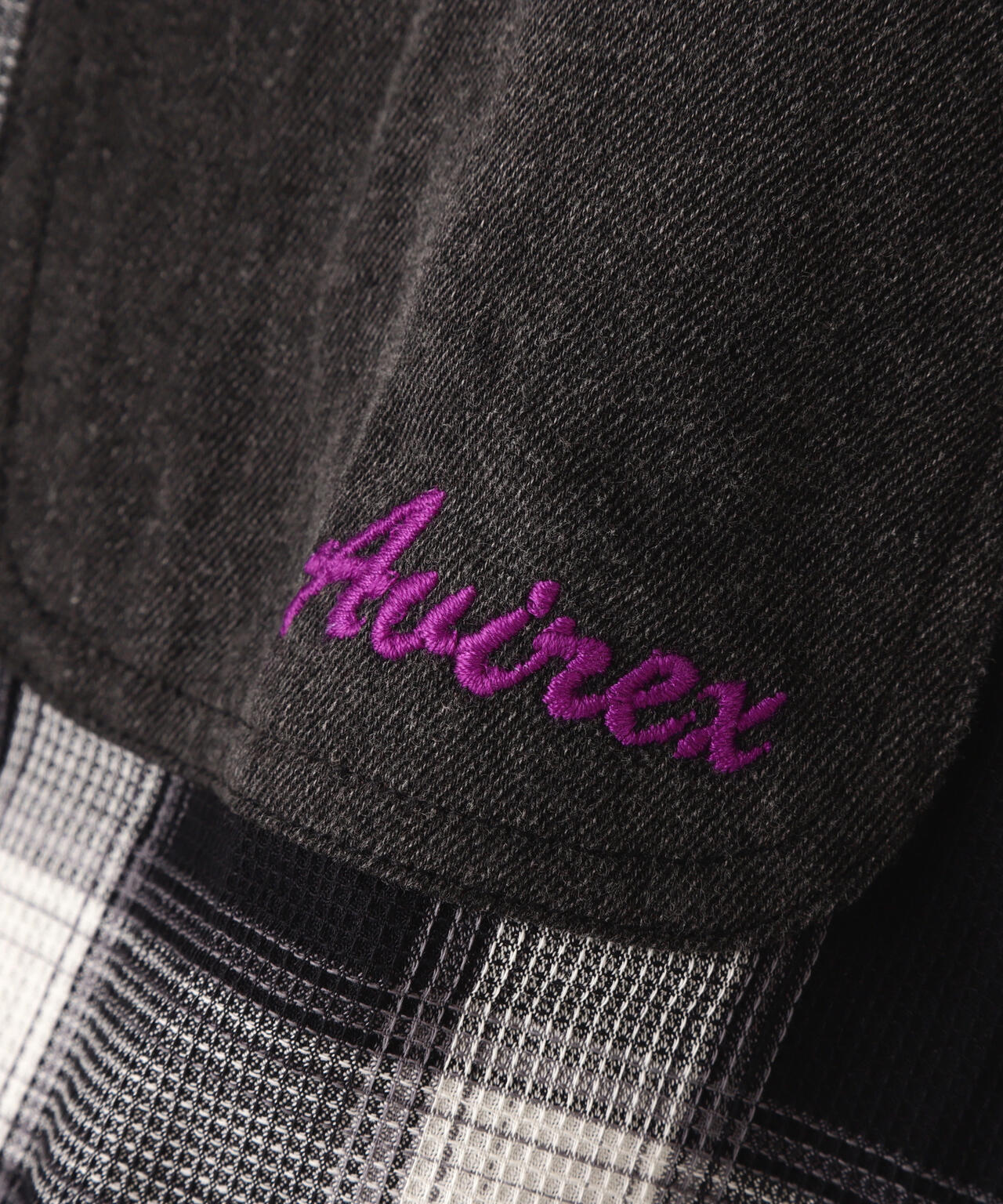 WAFFLE OMBRE CHECK DETACHABLE SHIRTS/ワッフルオンブレチェック デタッチャブルシャツ