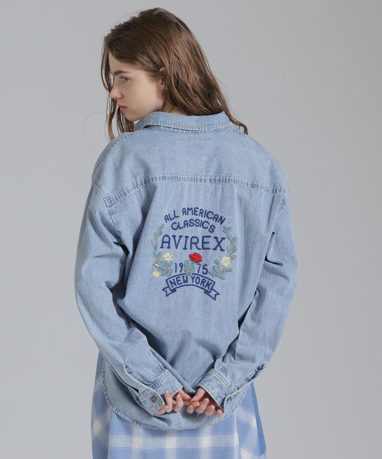 HAND LIKE EMBROIDERY SHIRTS/ハンドライク刺繍シャツ