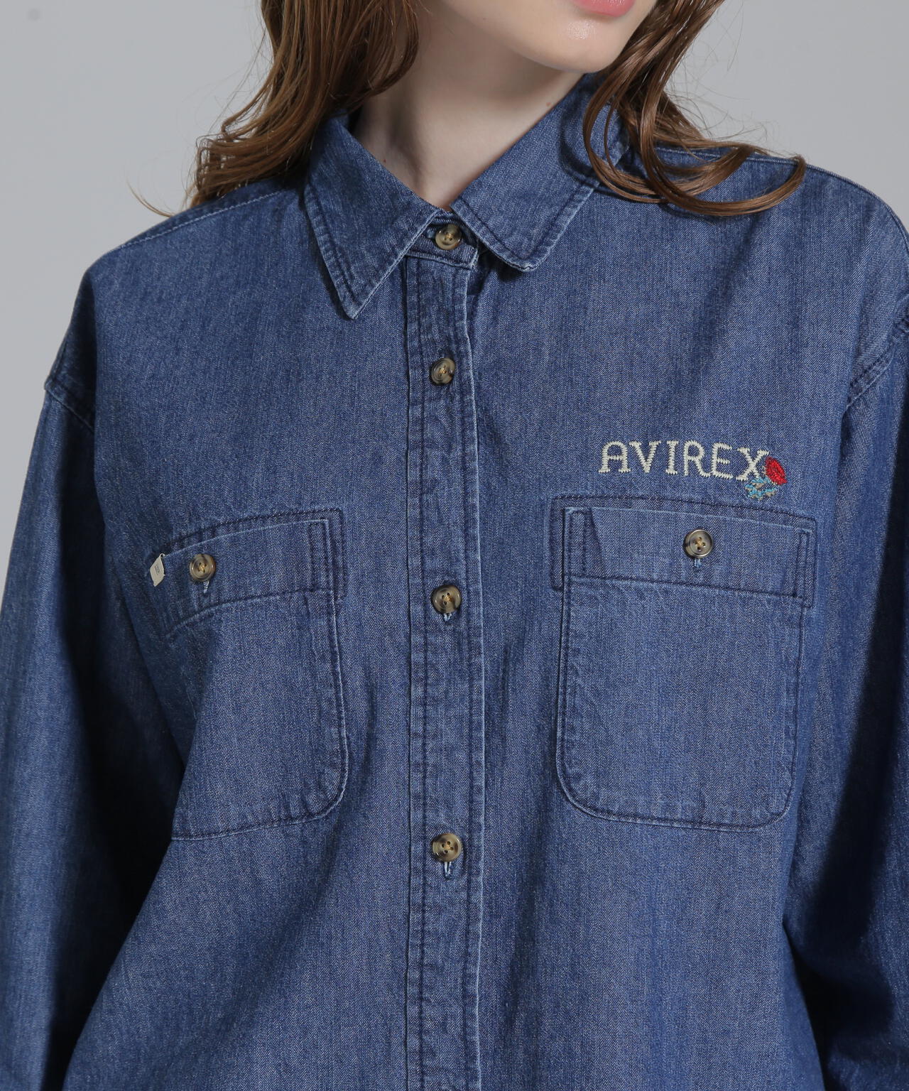 HAND LIKE EMBROIDERY SHIRTS/ハンドライク刺繍シャツ