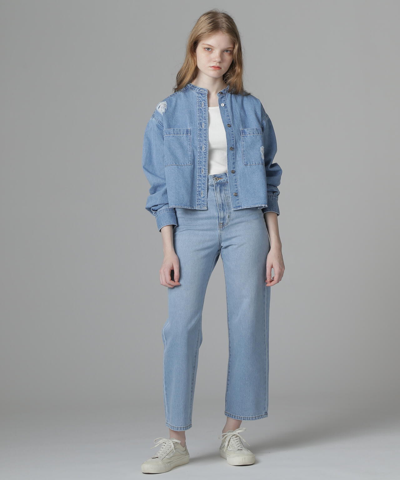 《Belle LINE》L/S DENIM SHIRT/デニムシャツ