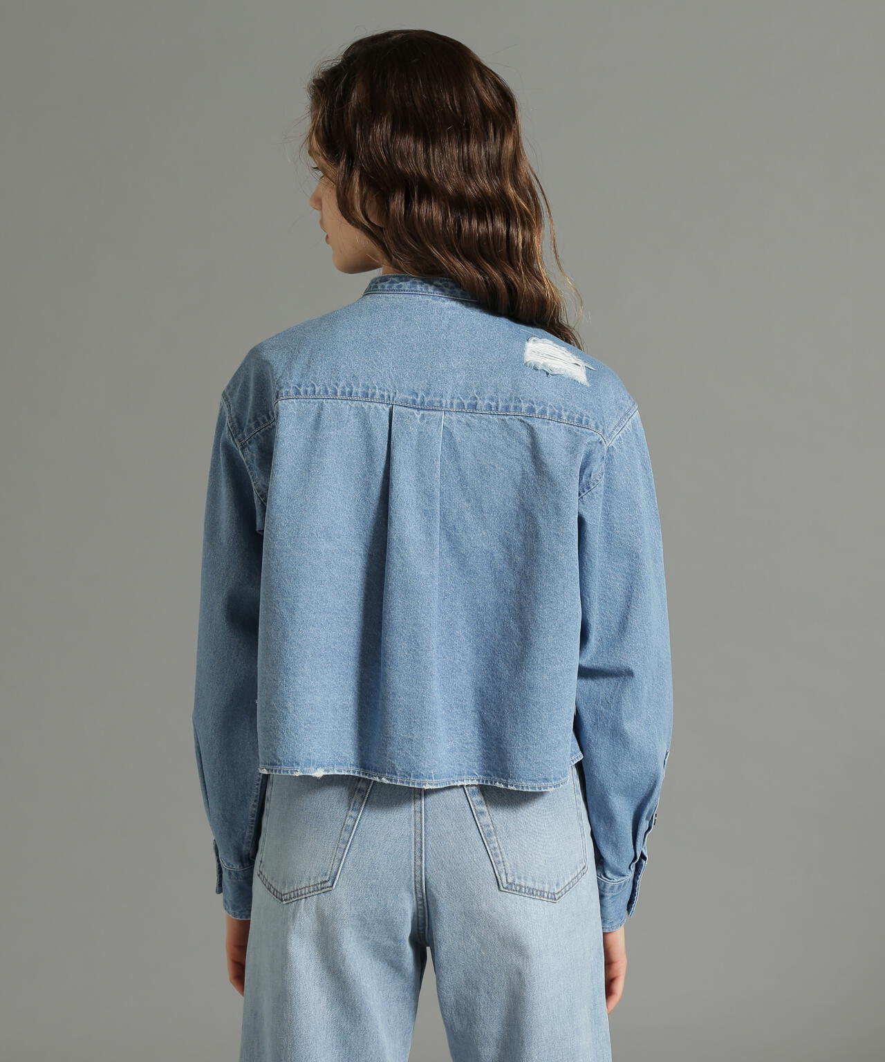 《Belle LINE》L/S DENIM SHIRT/デニムシャツ