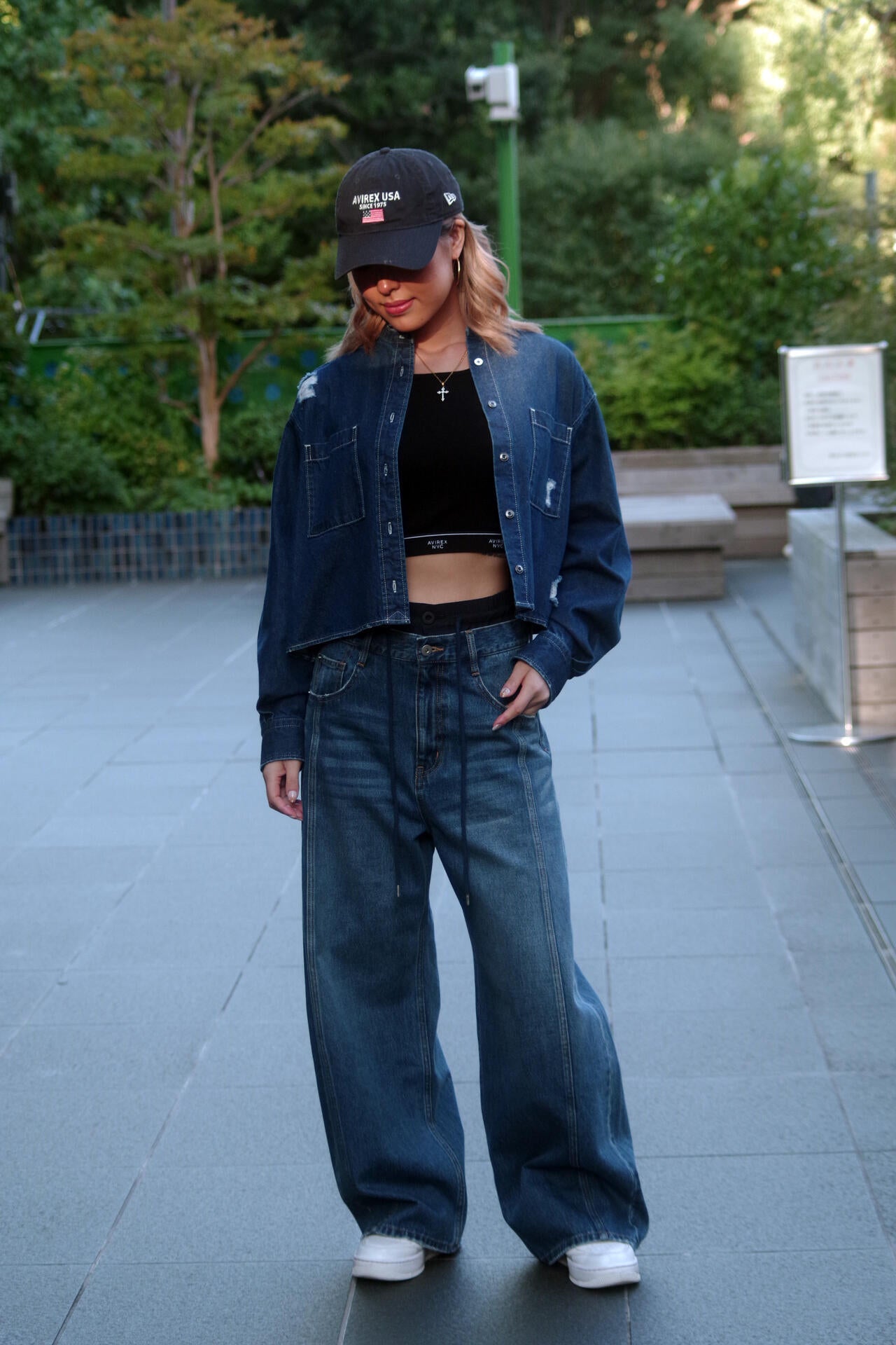 《Belle LINE》L/S DENIM SHIRT/デニムシャツ