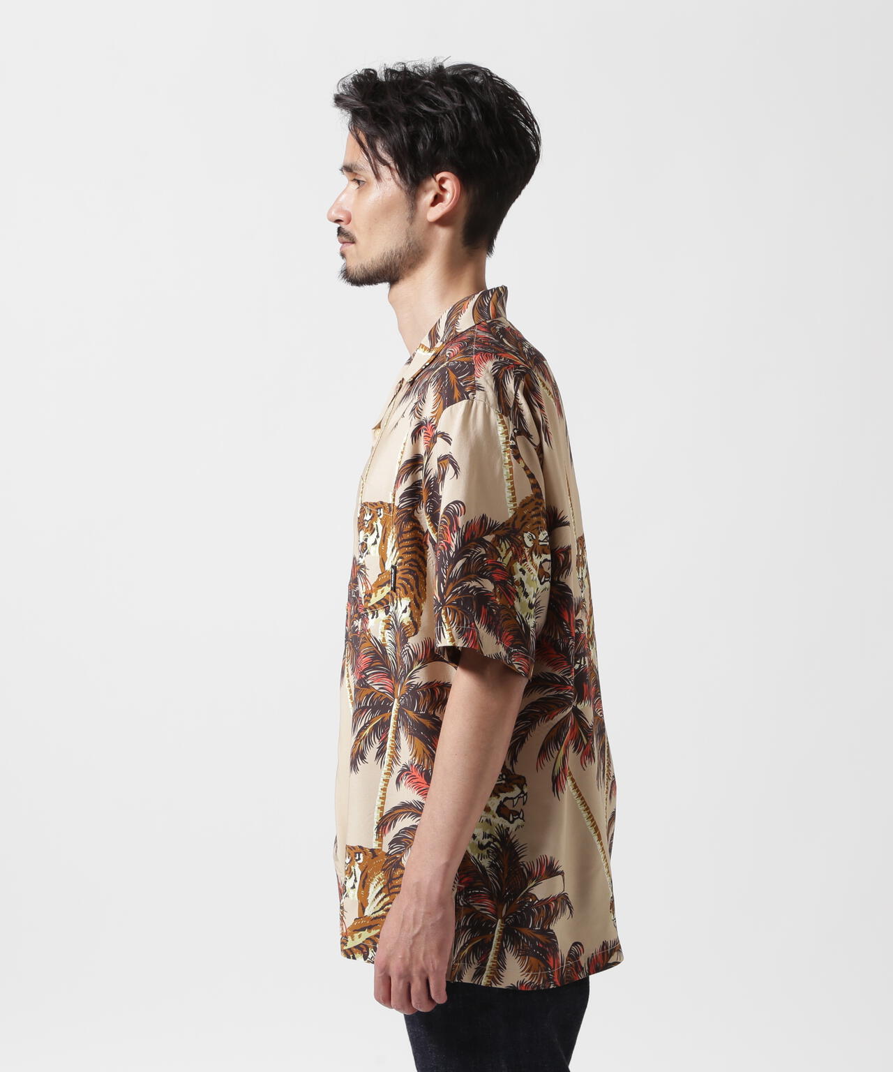 ALOHA SHIRT "TIGER & PALM TREE" / アロハシャツ "タイガー& パームツリー" / AVIREX