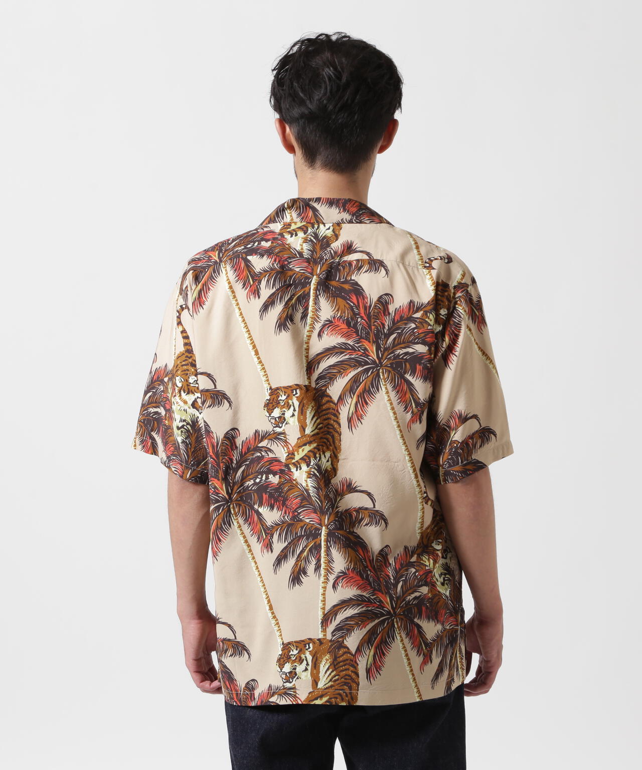 ALOHA SHIRT "TIGER & PALM TREE" / アロハシャツ "タイガー& パームツリー" / AVIREX