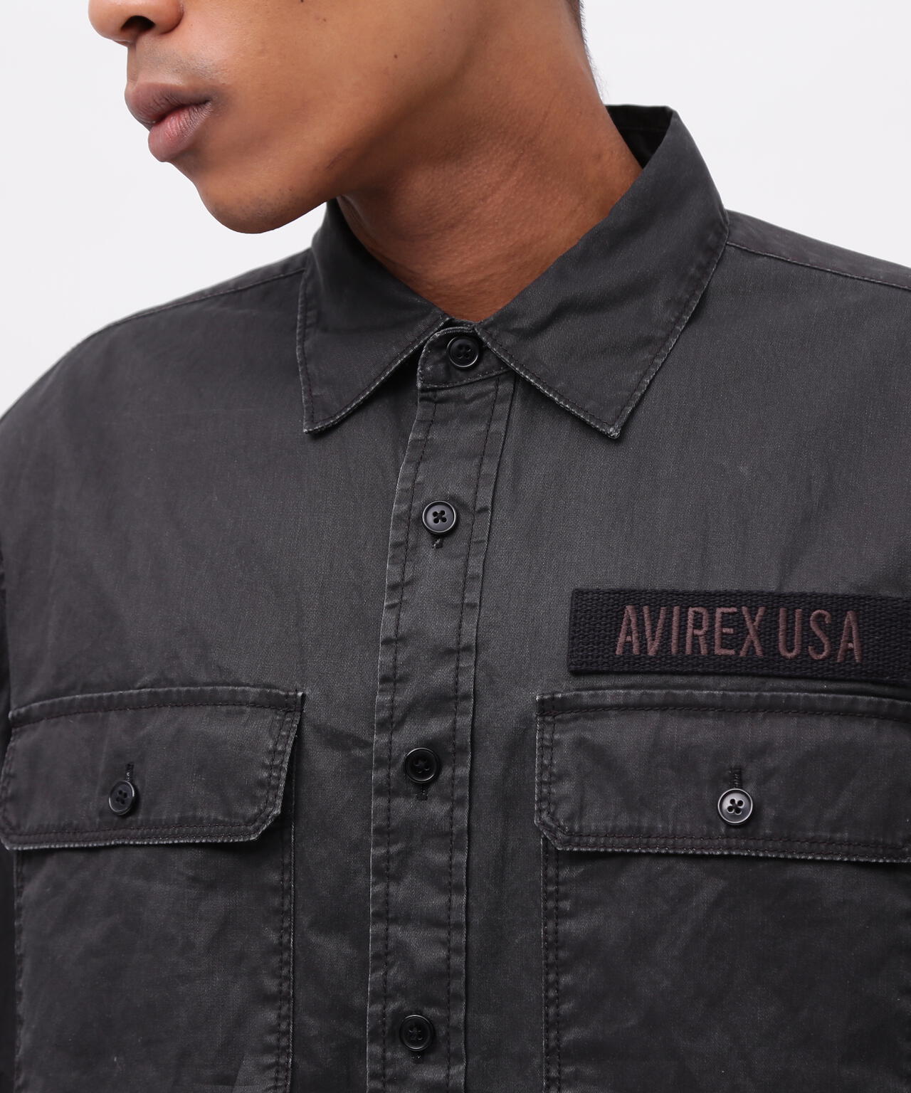 《50th Anniversary》PIGMENT FATIGUE SHIRT / ピグメント ファティーグ シャツ / AVIREX /