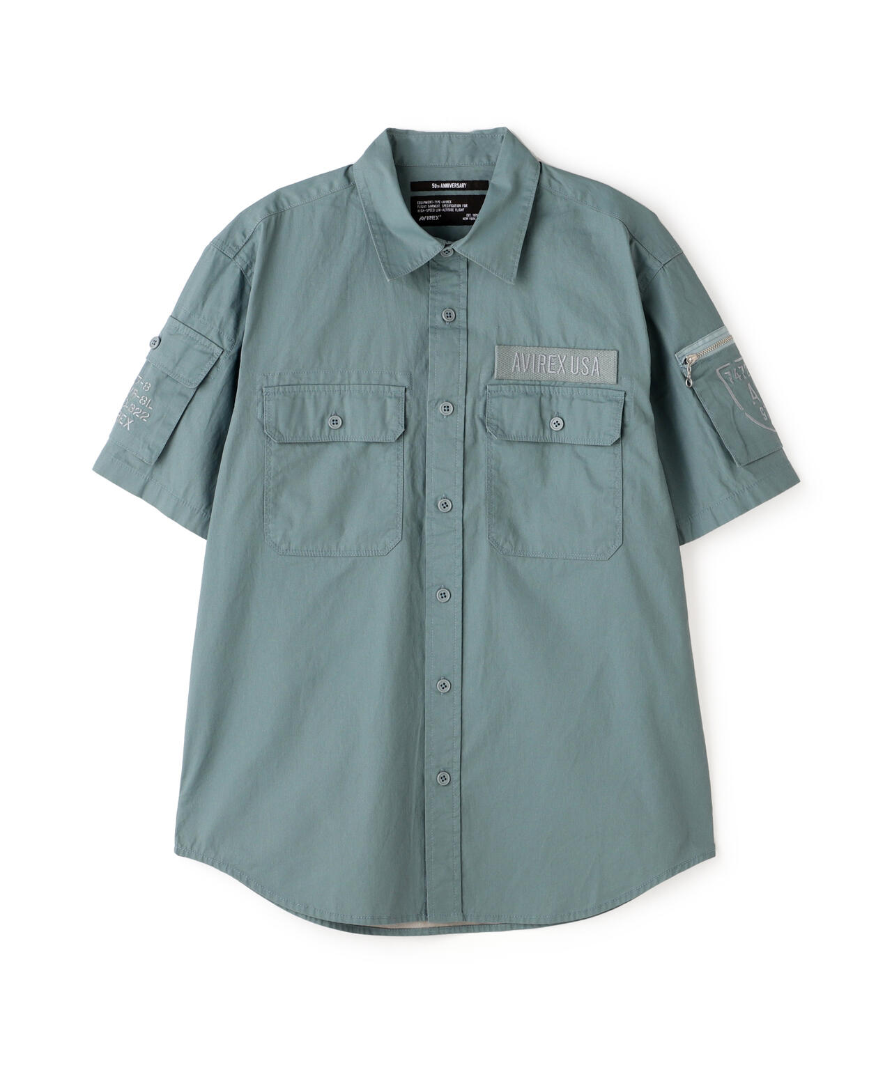 《50th Anniversary》PIGMENT FATIGUE SHIRT / ピグメント ファティーグ シャツ / AVIREX /