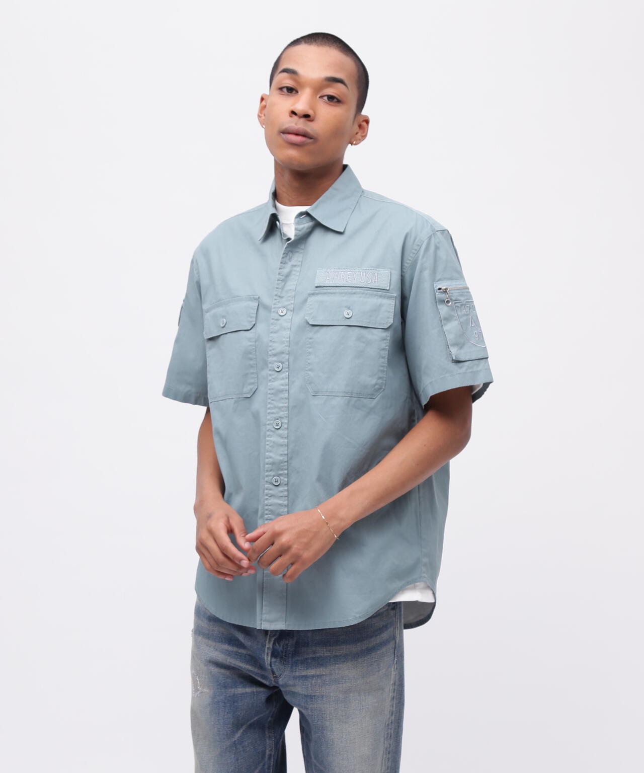 《50th Anniversary》PIGMENT FATIGUE SHIRT / ピグメント ファティーグ シャツ / AVIREX /