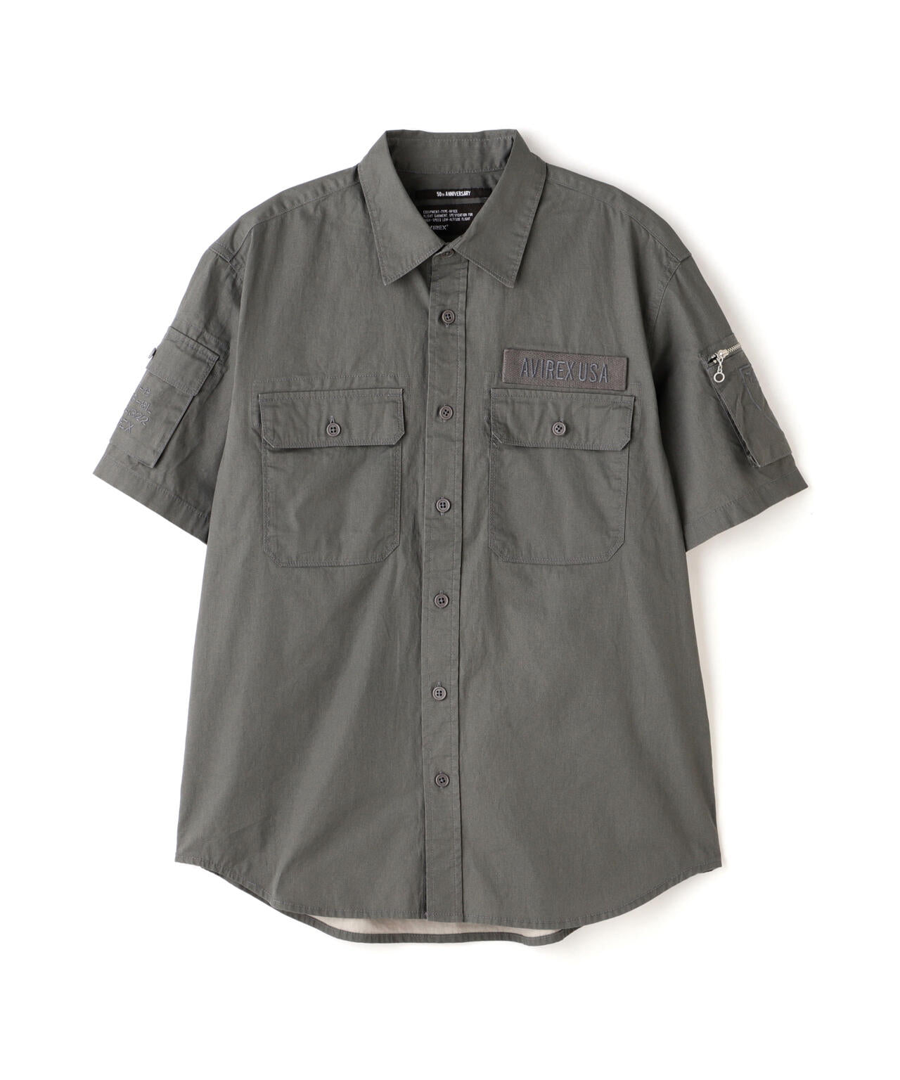 《50th Anniversary》PIGMENT FATIGUE SHIRT / ピグメント ファティーグ シャツ / AVIREX /