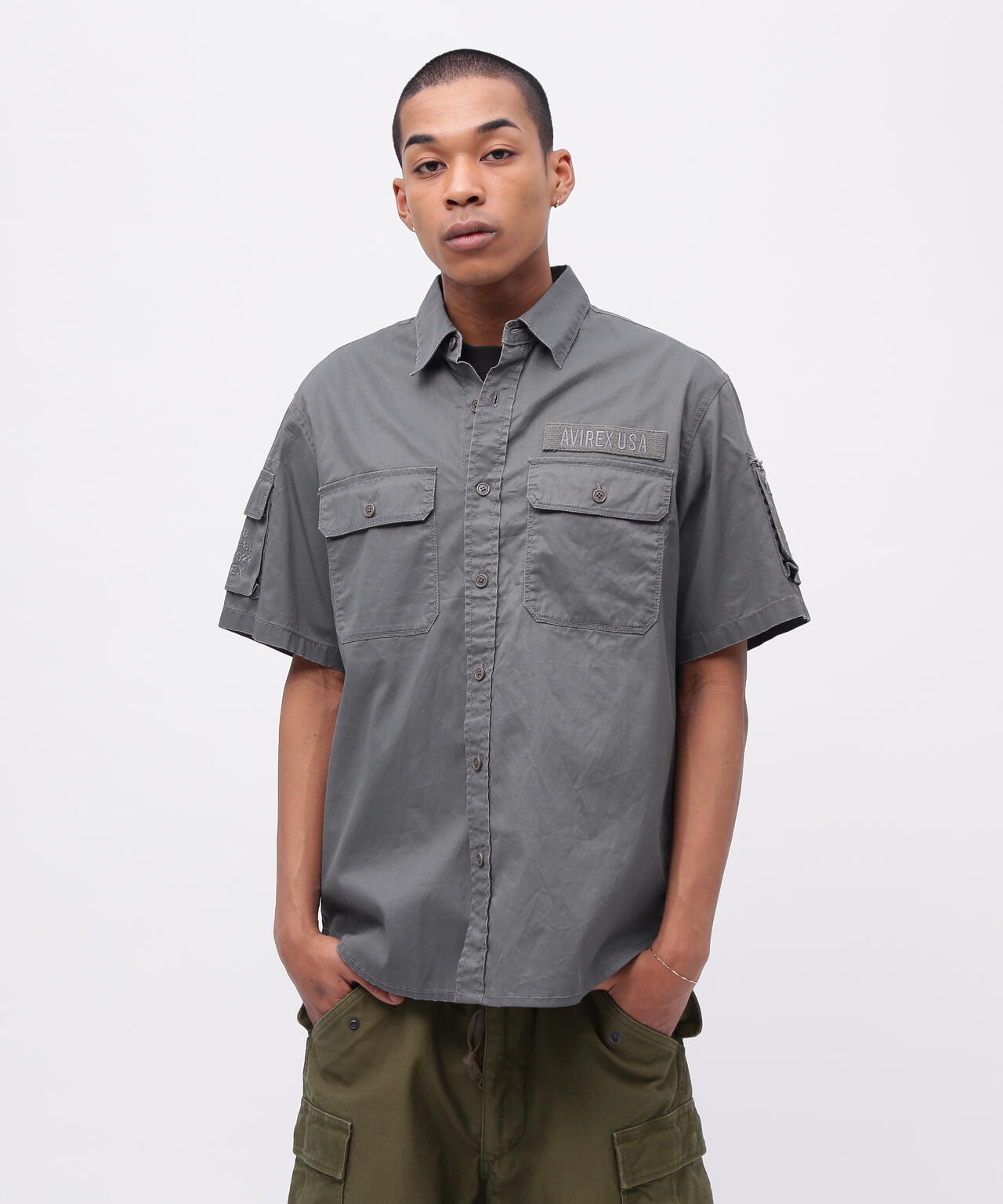 《50th Anniversary》PIGMENT FATIGUE SHIRT / ピグメント ファティーグ シャツ / AVIREX /