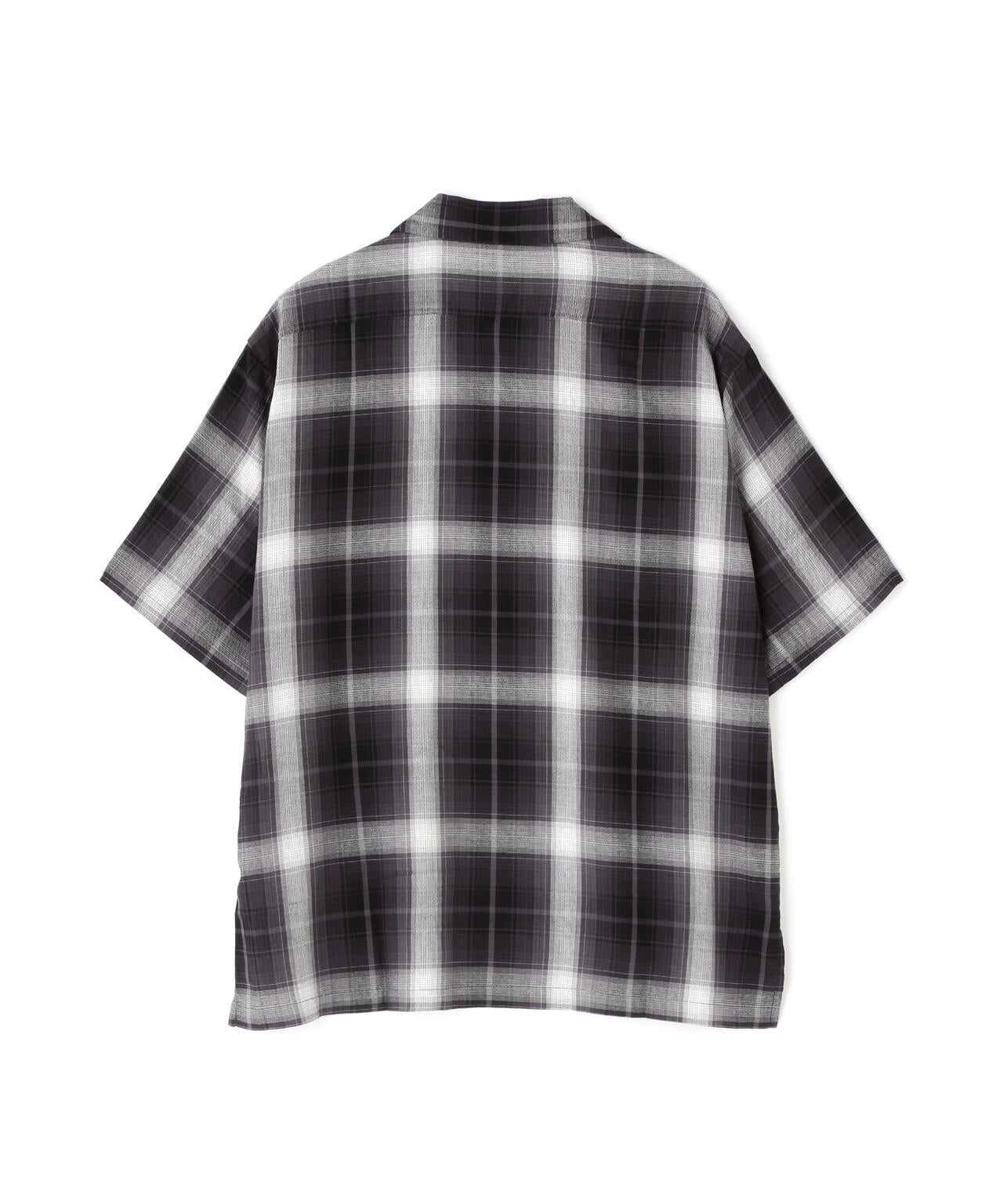 ONE POINT OMBRE CHECK SHIRT / 半袖 ワンポイント オンブレチェックシャツ / AVIREX / アヴィレックス
