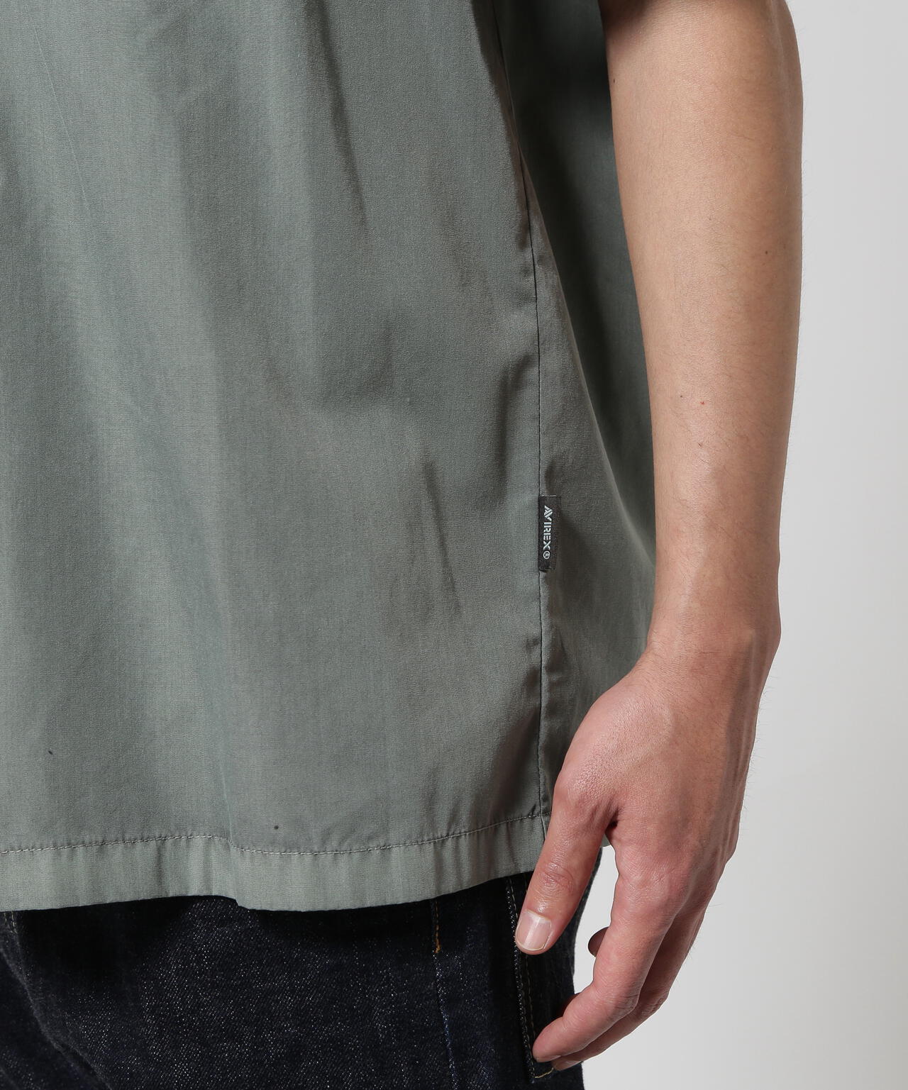 FADED WORK SHIRT "USAFA" / フェイド 半袖ワークシャツ / AVIREX / アヴィレックス