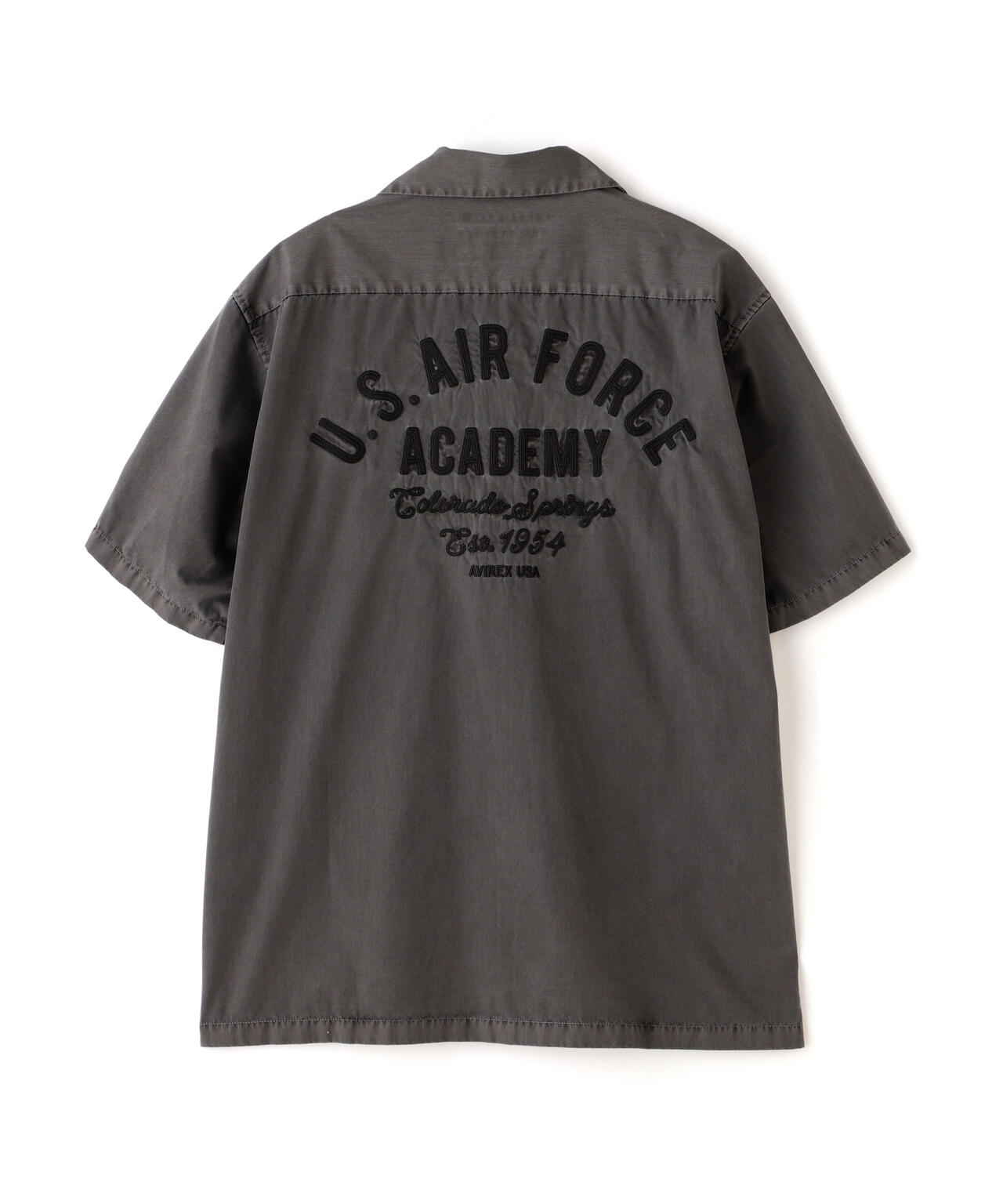 FADED WORK SHIRT "USAFA" / フェイド 半袖ワークシャツ / AVIREX / アヴィレックス
