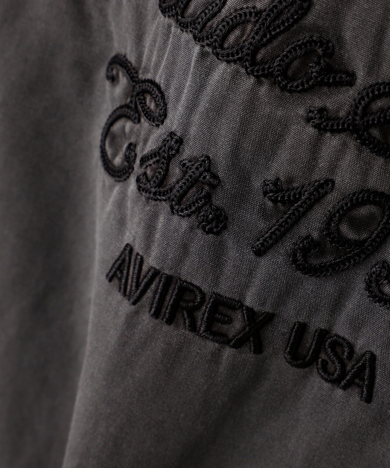 FADED WORK SHIRT "USAFA" / フェイド 半袖ワークシャツ / AVIREX / アヴィレックス