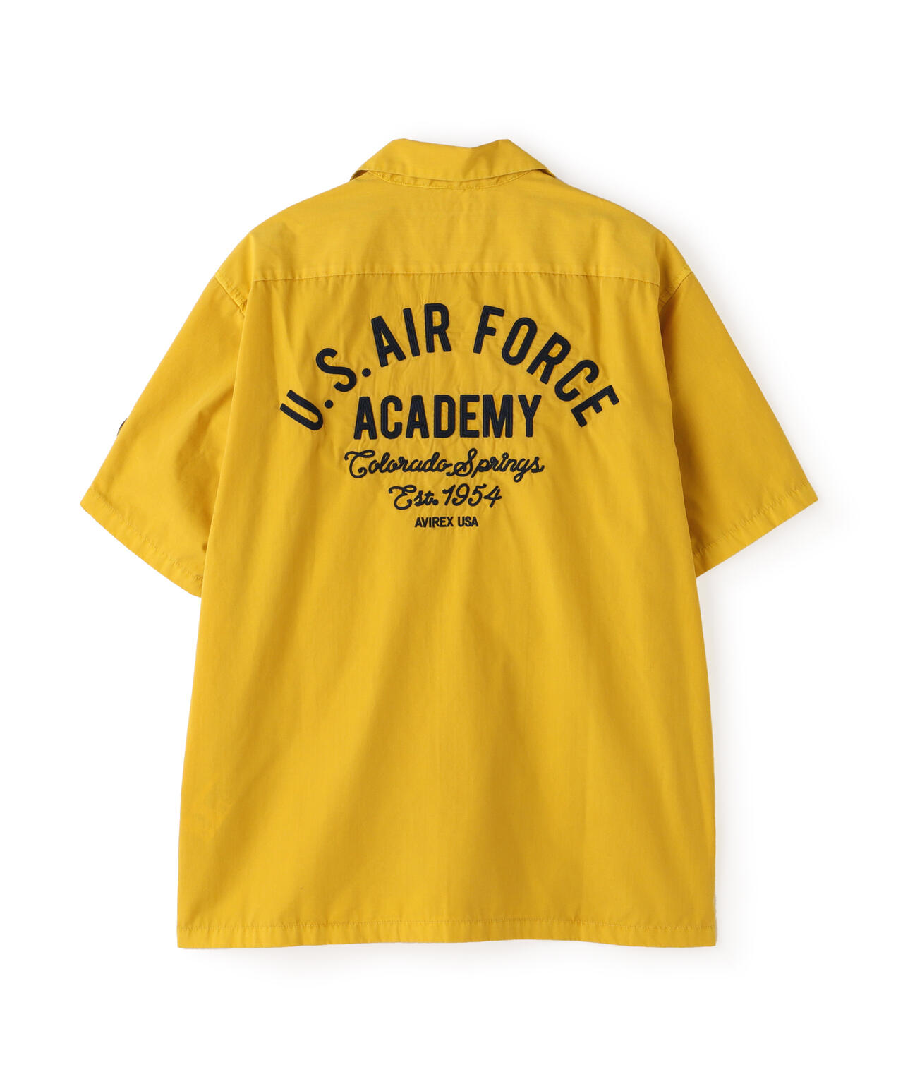 FADED WORK SHIRT "USAFA" / フェイド 半袖ワークシャツ / AVIREX / アヴィレックス