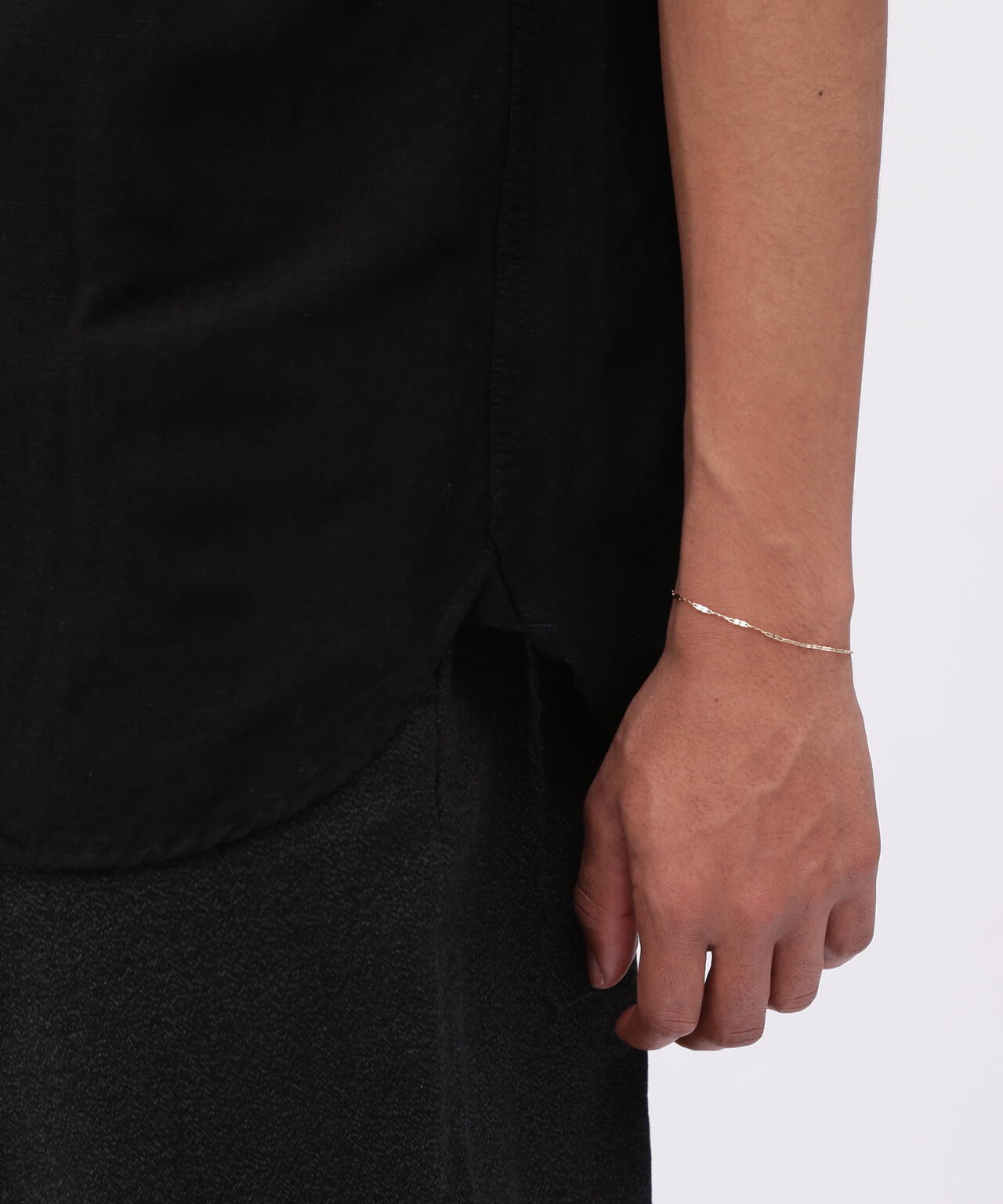 《TFQP by HANDROOM》UTILITY SHORTSLEEVE SHIRT FLAT BLACK / 半袖シャツ