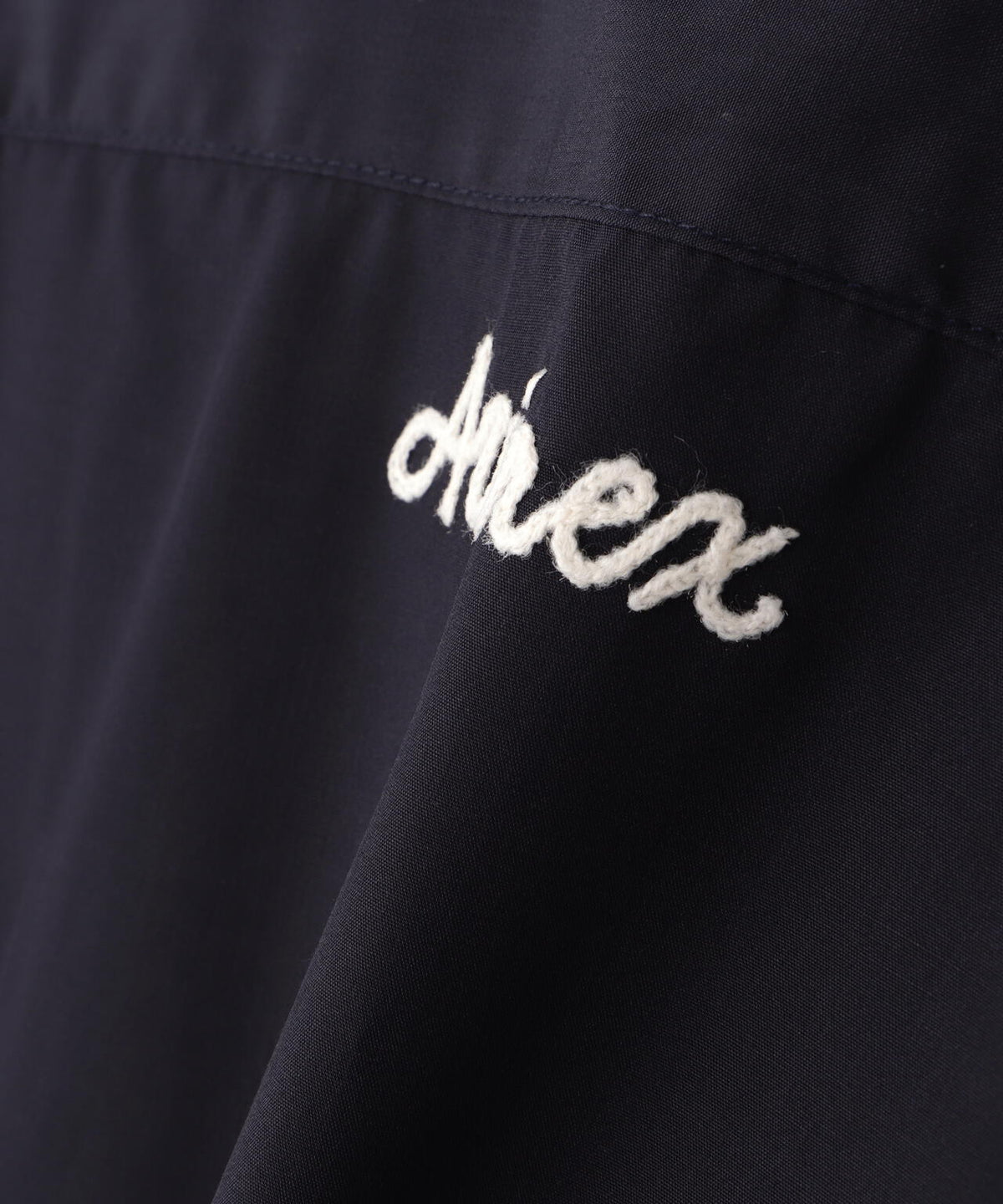 《WEB&DEPOT限定》ZIP UP WORK SHIRT "25" / ジップアップ ワーク半袖シャツ / AVIREX