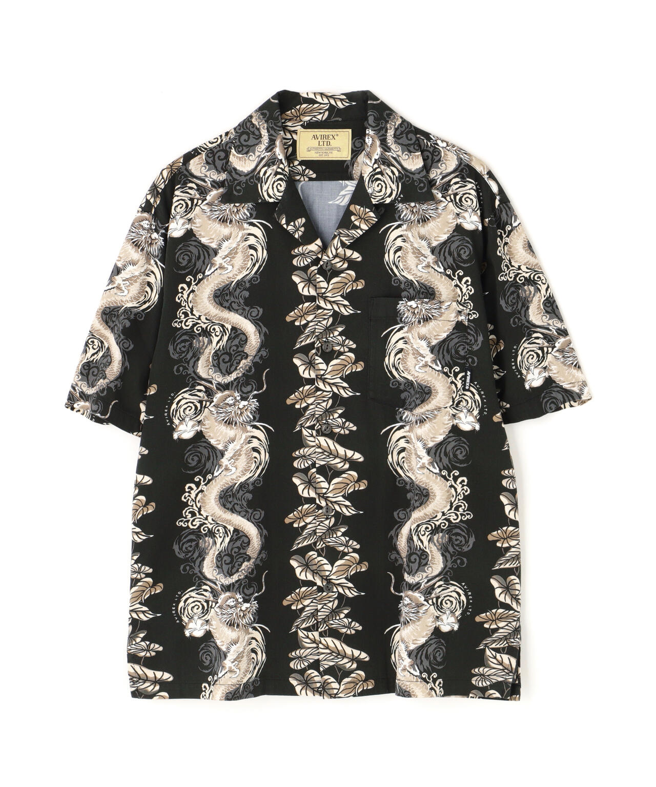 《WEB&DEPOT限定》ALOHA SHIRT DRAGON RISE / アロハシャツ ドラゴンライズ / AVIREX