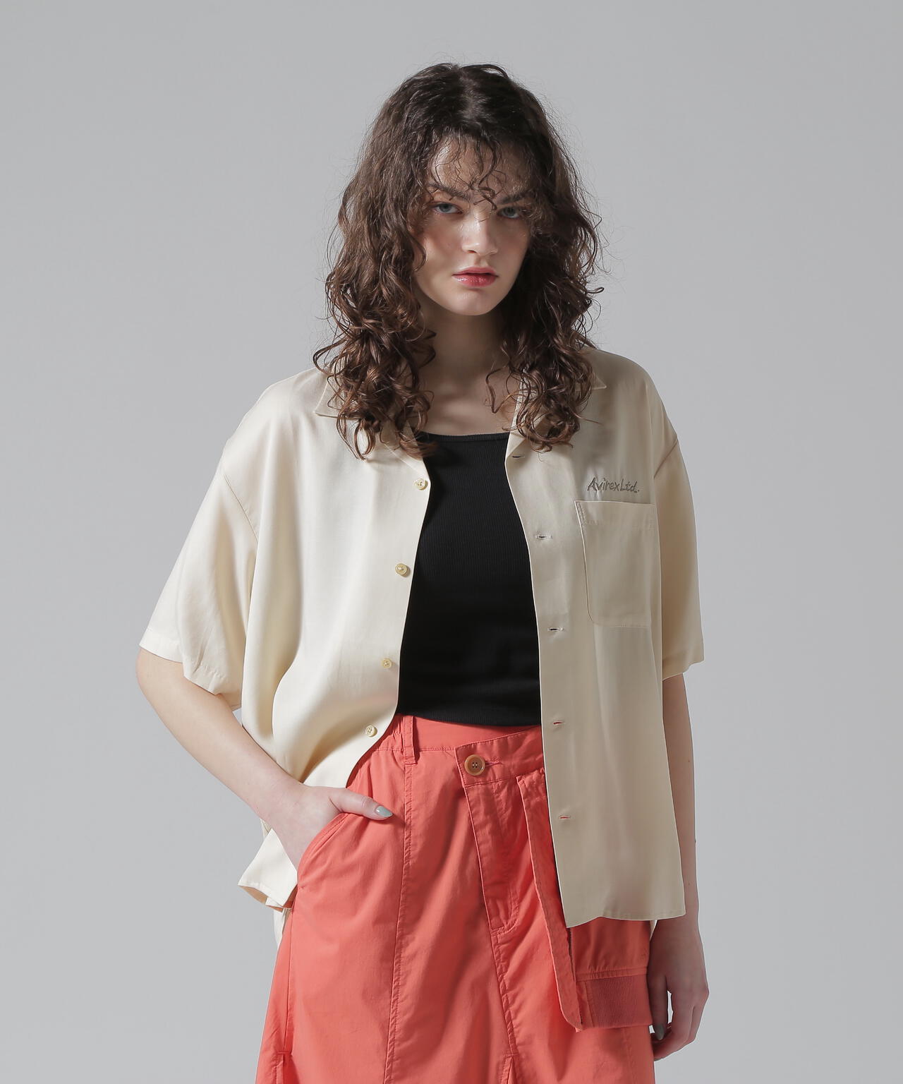 《直営店限定》WOMEN'S DOUBLE DRAGON SOUVENIR SHIRT/ダブルドラゴンスーベニアシャツ