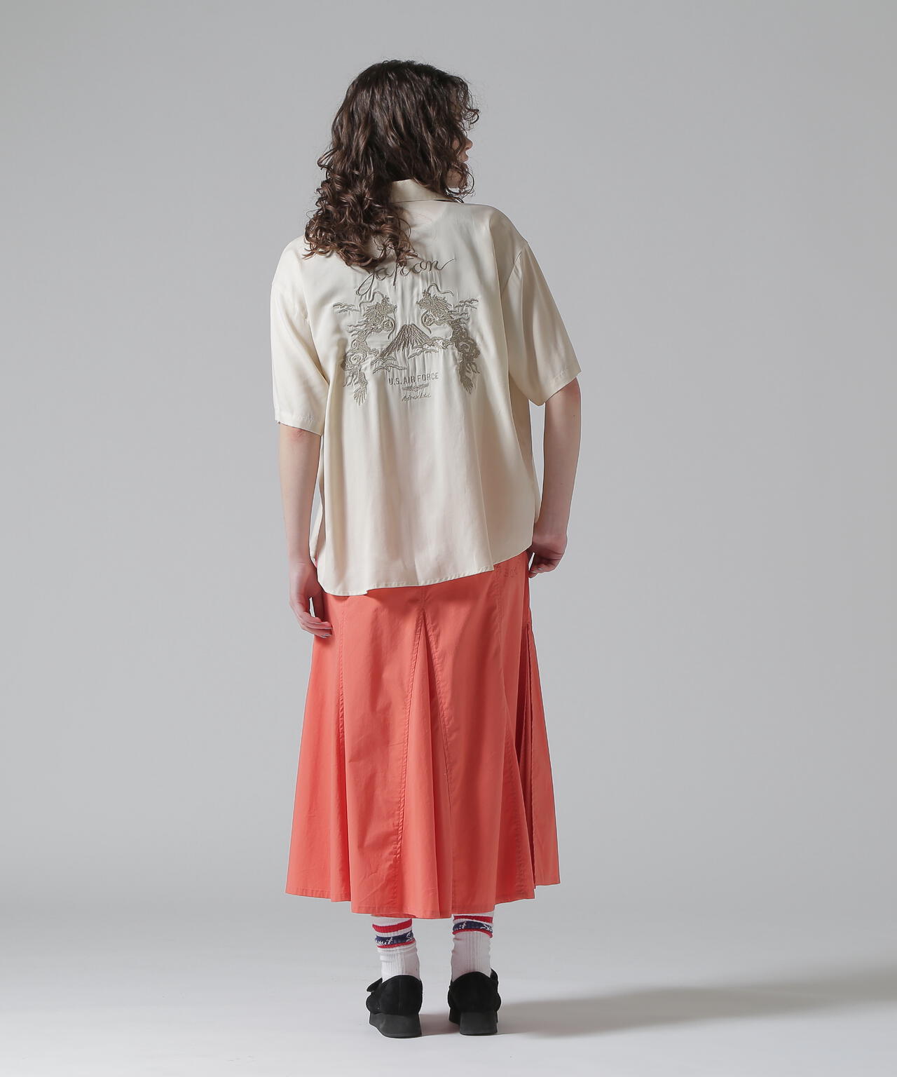 《直営店限定》WOMEN'S DOUBLE DRAGON SOUVENIR SHIRT/ダブルドラゴンスーベニアシャツ