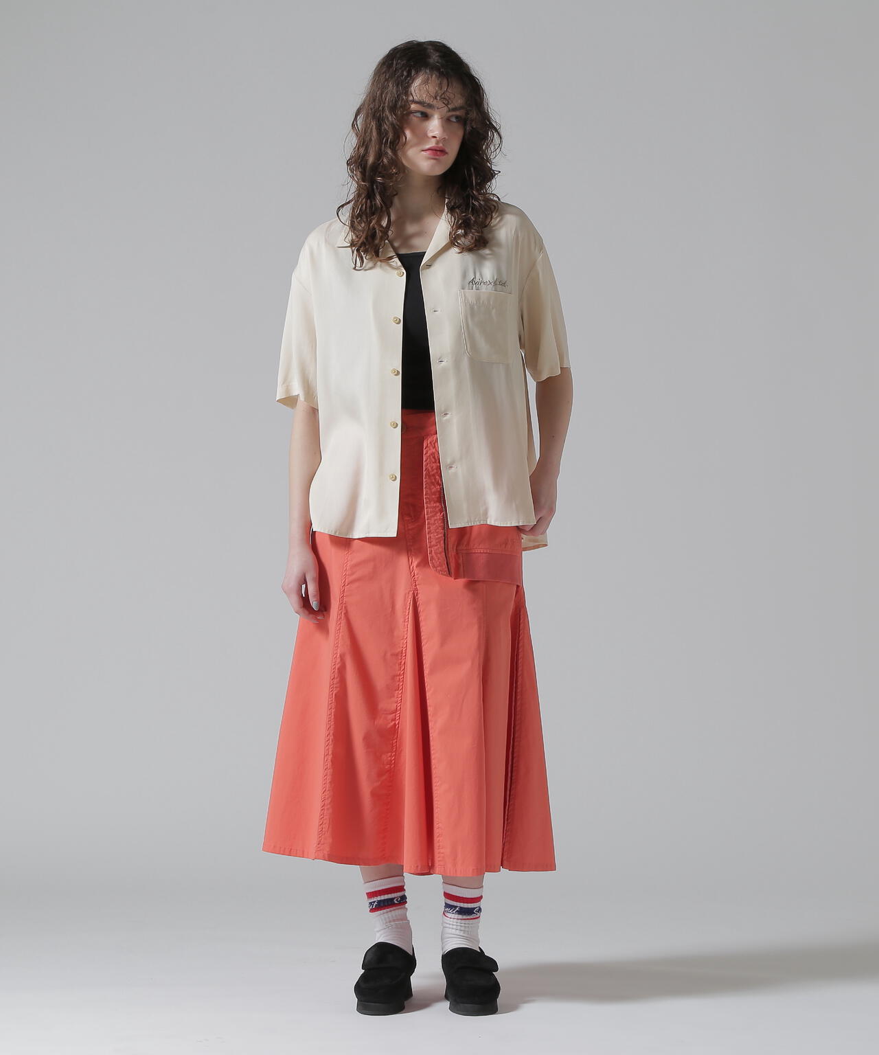 《直営店限定》WOMEN'S DOUBLE DRAGON SOUVENIR SHIRT/ダブルドラゴンスーベニアシャツ