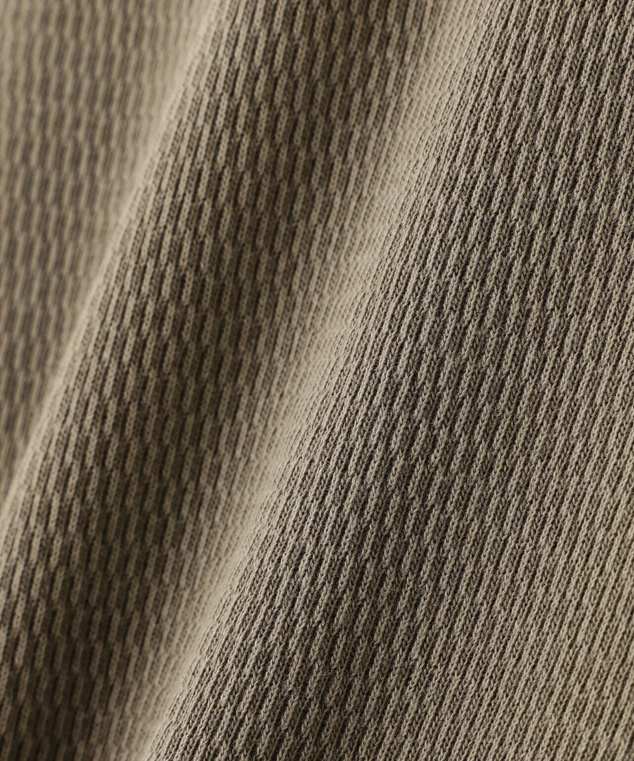 FADE WASH HONEYCOMB WAFFLE T-SHIRT / フェイドウォッシュ ハニカムワッフル 長袖Tシャツ