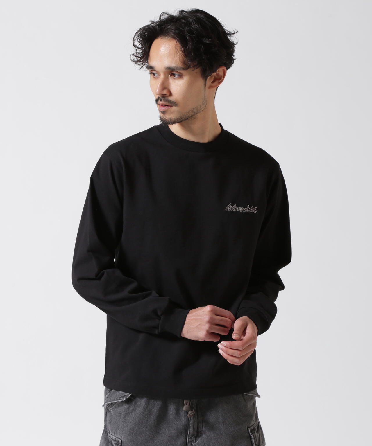 DOUBLE DRAGON SOUVENIR T-SHIRT / ダブルドラゴン スーベニア 長袖Tシャツ / AVIREX