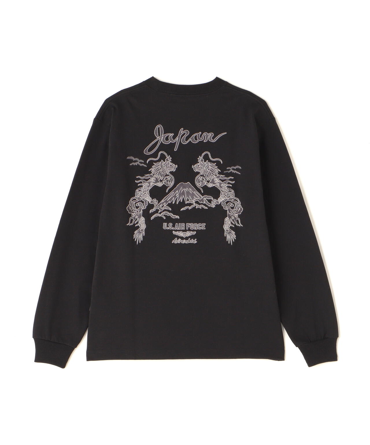DOUBLE DRAGON SOUVENIR T-SHIRT / ダブルドラゴン スーベニア 長袖Tシャツ / AVIREX