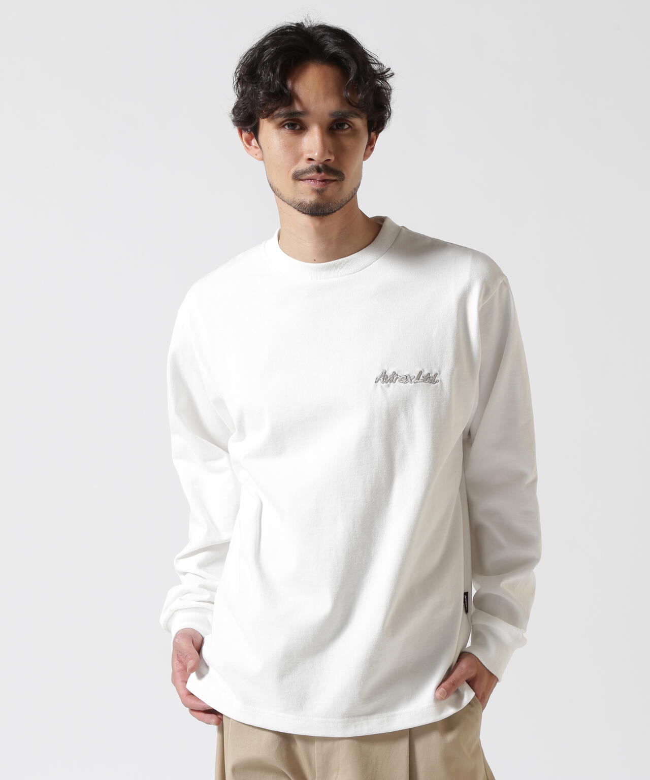 DOUBLE DRAGON SOUVENIR T-SHIRT / ダブルドラゴン スーベニア 長袖Tシャツ / AVIREX