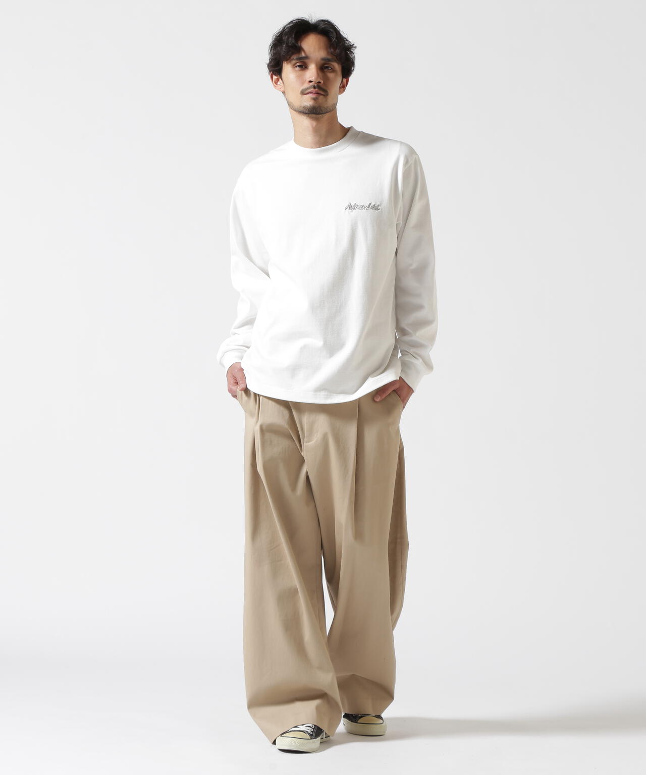 DOUBLE DRAGON SOUVENIR T-SHIRT / ダブルドラゴン スーベニア 長袖Tシャツ / AVIREX