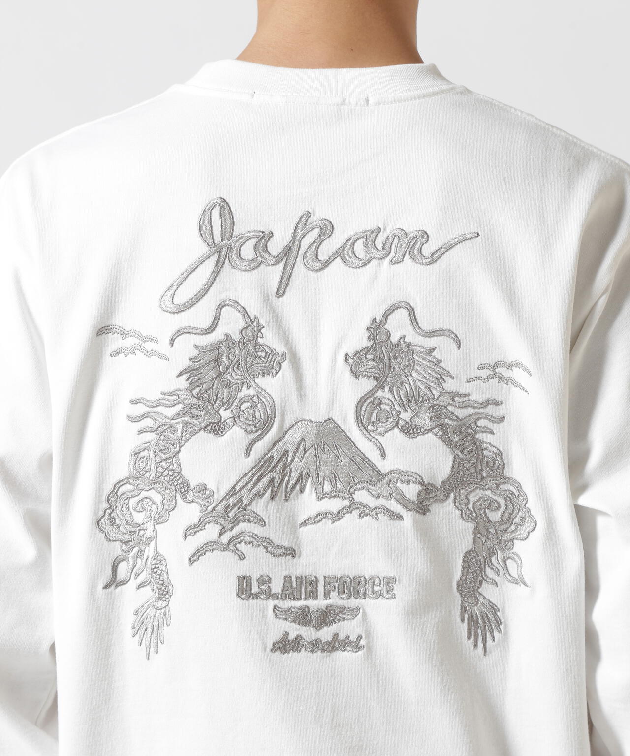 DOUBLE DRAGON SOUVENIR T-SHIRT / ダブルドラゴン スーベニア 長袖Tシャツ / AVIREX